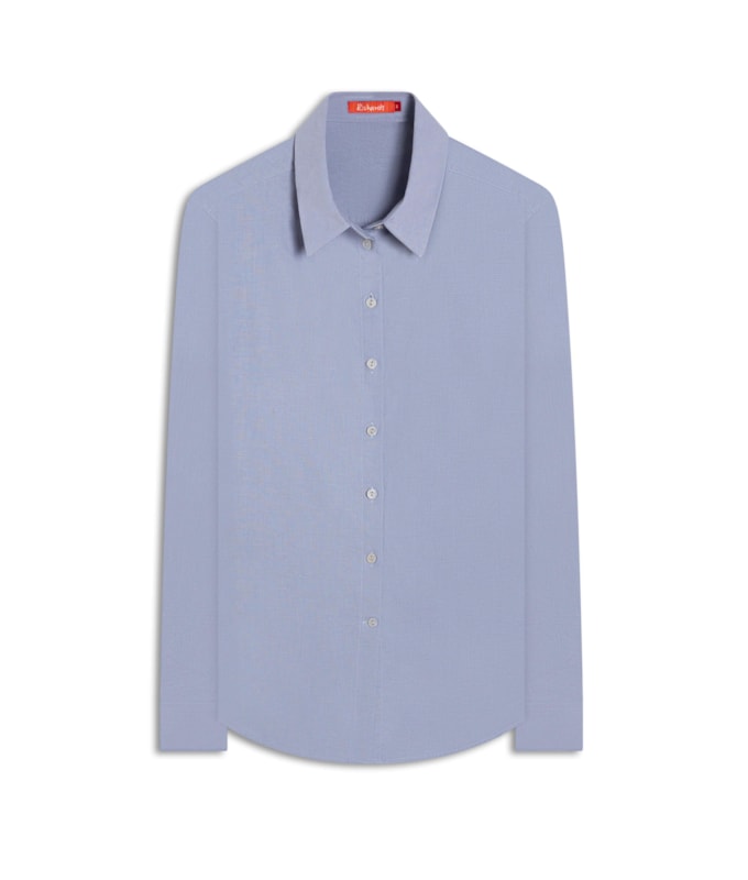 Camisa Linho  Piva  Feminino Azul Claro