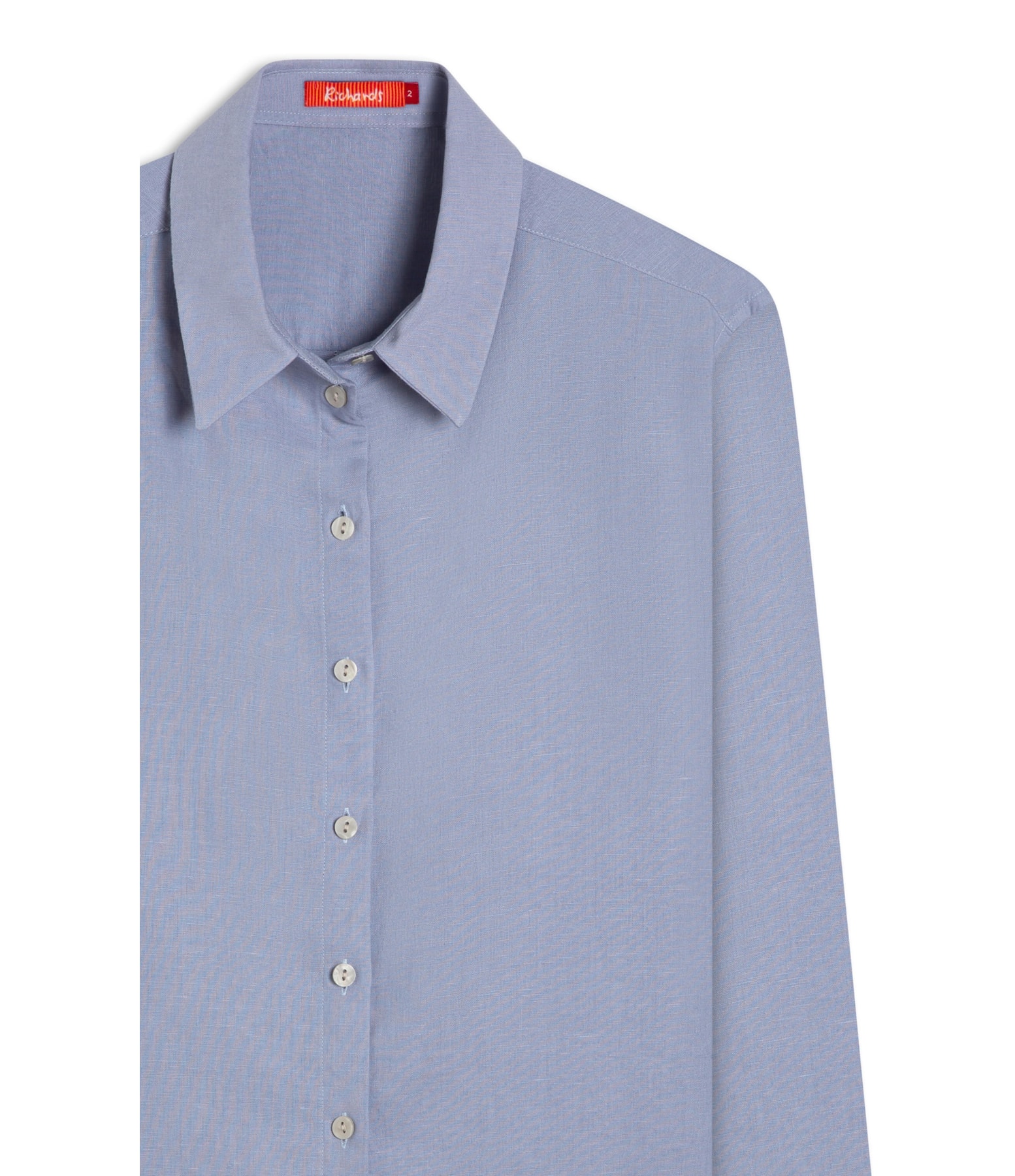 Camisa Linho  Piva  Feminino Azul Claro