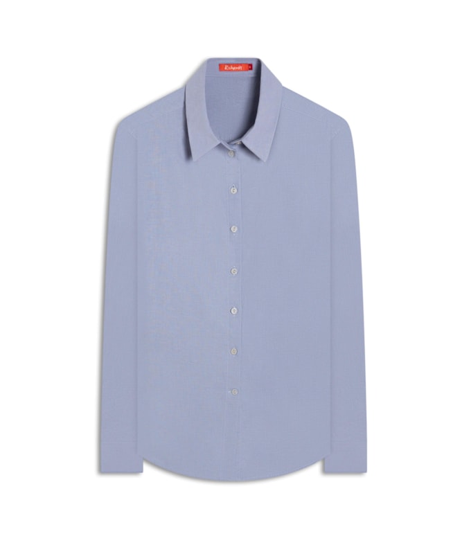 Camisa Linho  Piva  Feminino Azul Claro