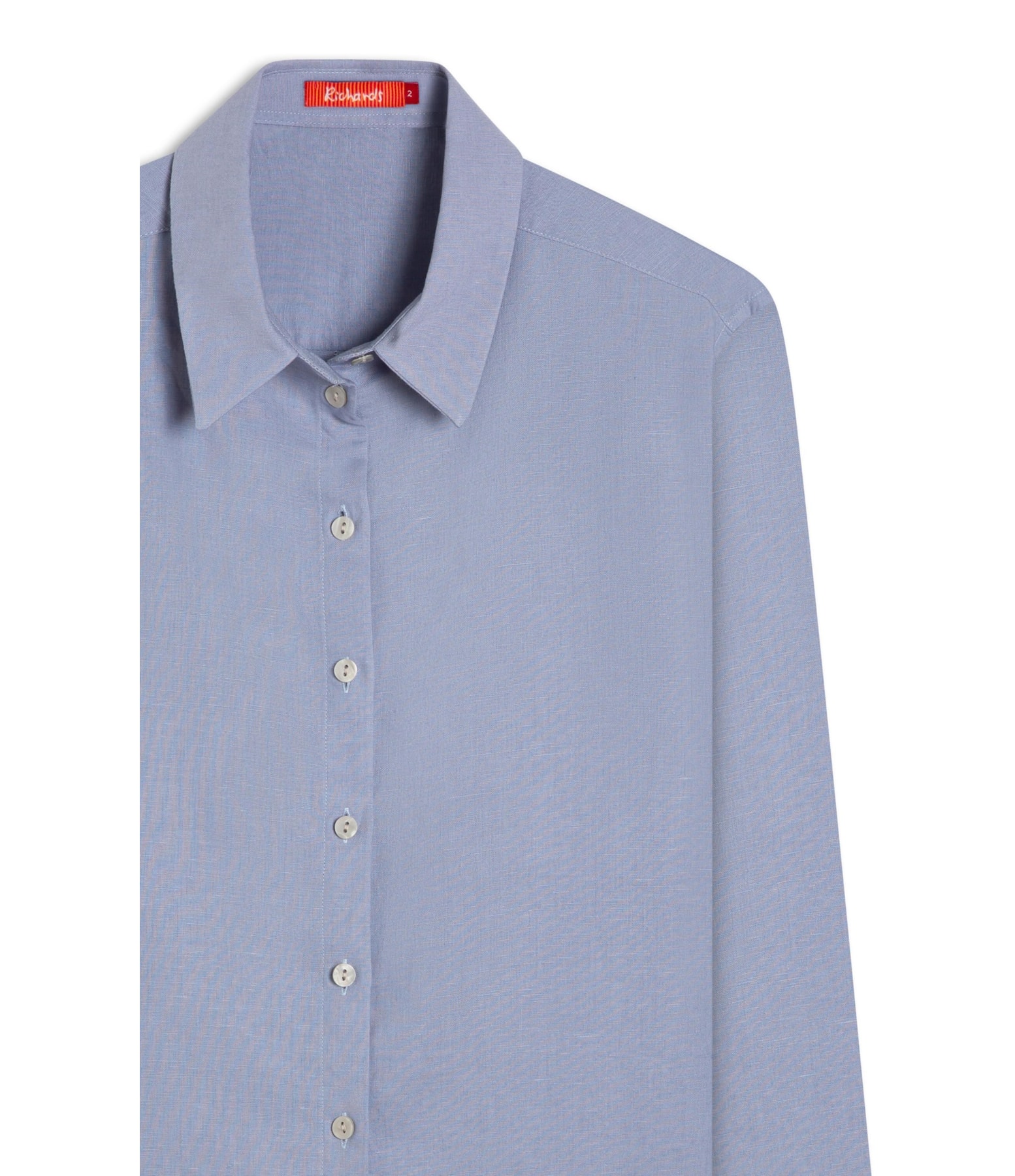 Camisa Linho  Piva  Feminino Azul Claro