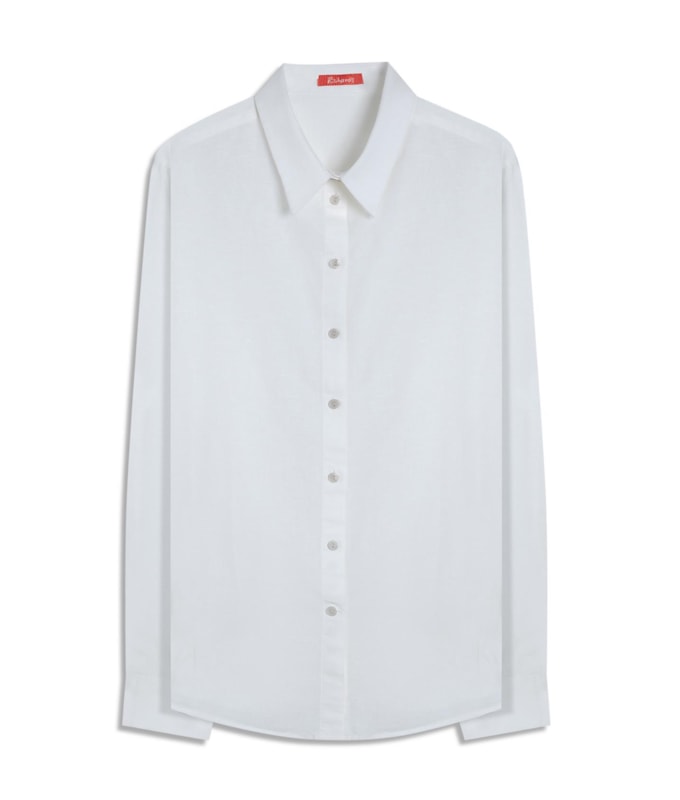 Camisa Linho  Piva  Feminino Branco