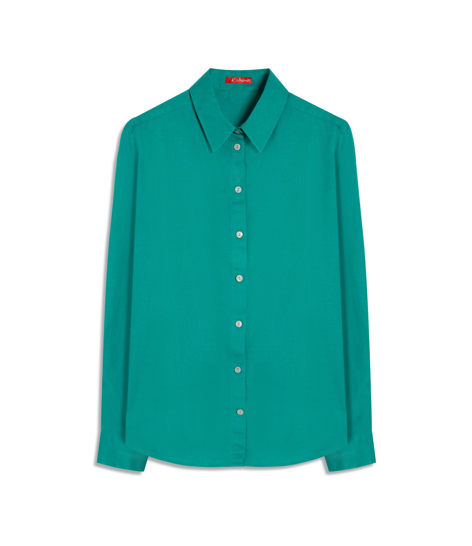 Camisa Linho  Piva  Feminino Esmeralda