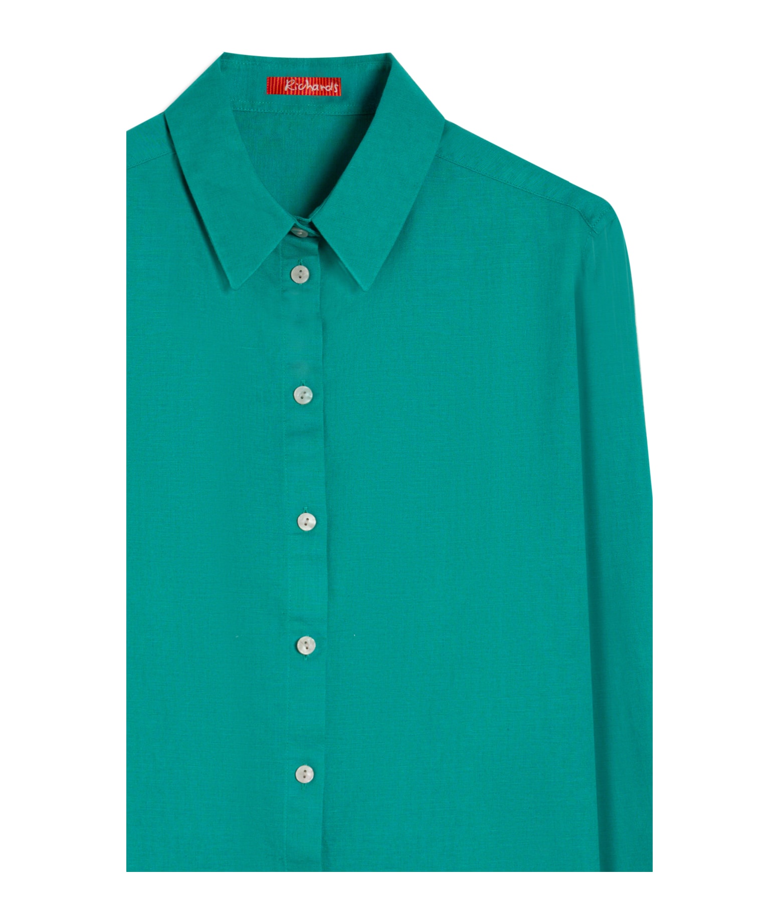 Camisa Linho  Piva  Feminino Esmeralda