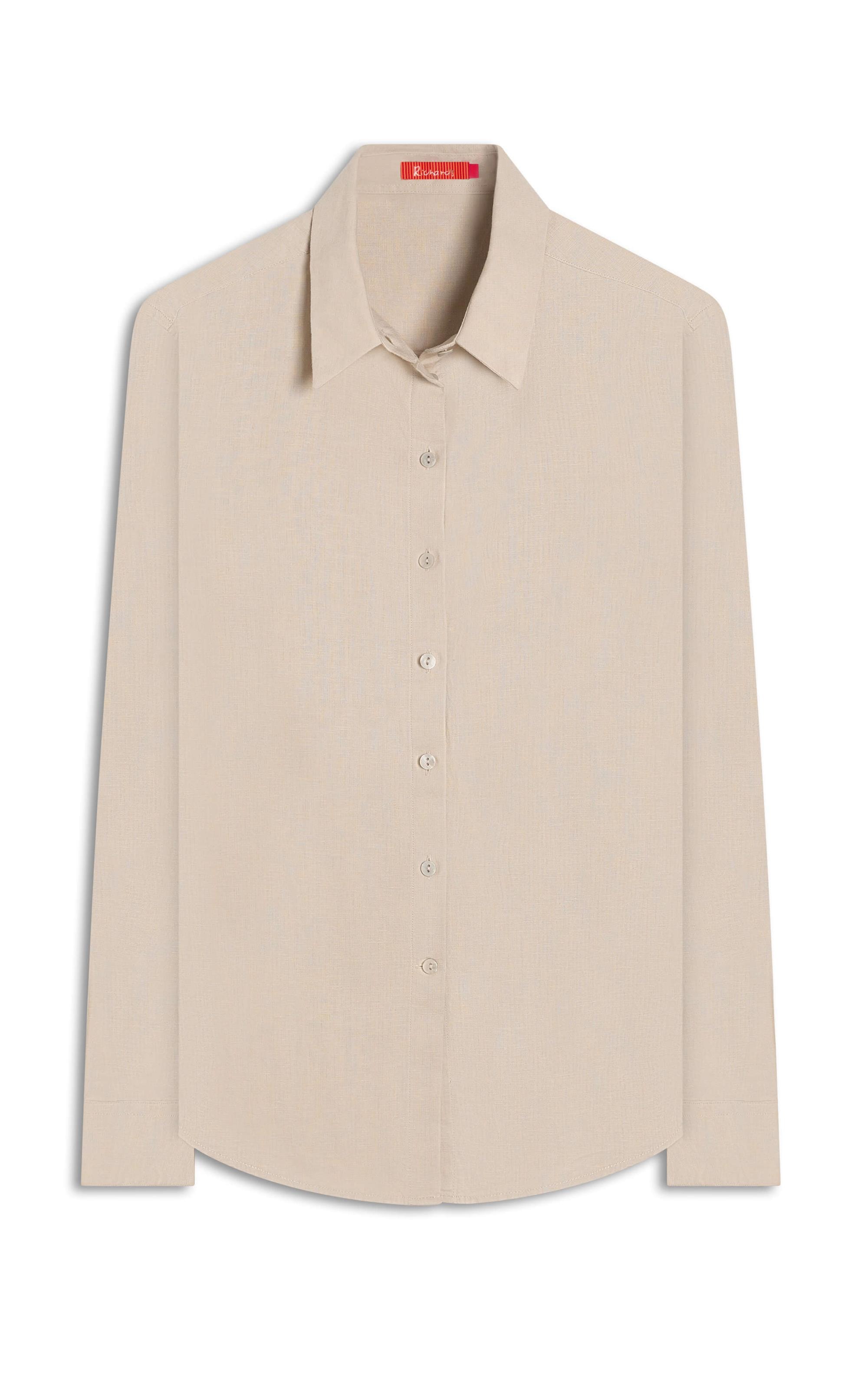 Camisa Linho  Piva  Feminino Gelo