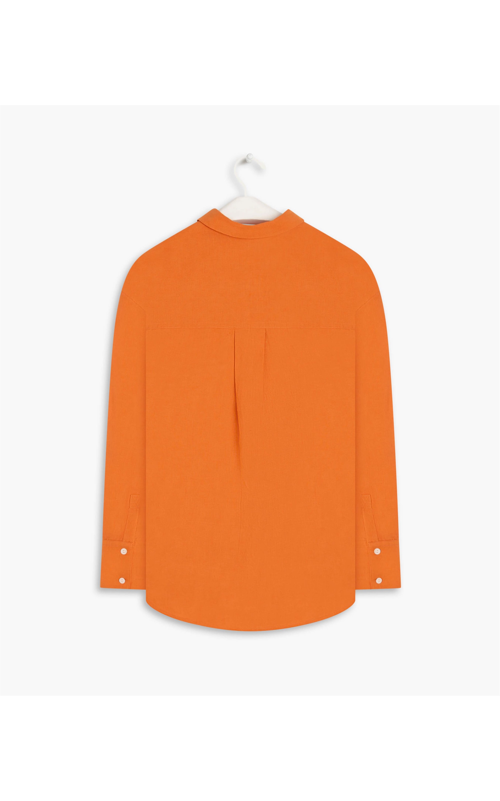 Camisa Linho  Piva  Feminino Laranja