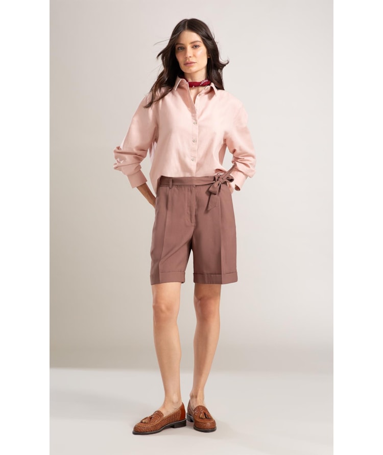 Camisa Linho  Piva  Feminino Nude