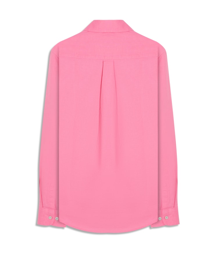 Camisa Linho  Piva  Feminino Rosa