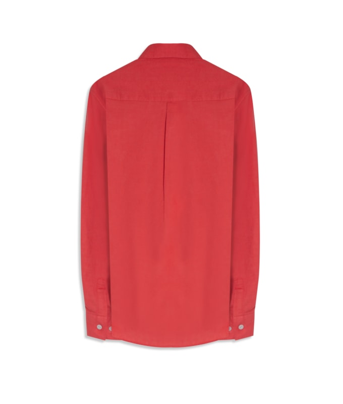 Camisa Linho  Piva  Feminino Rosa Velho