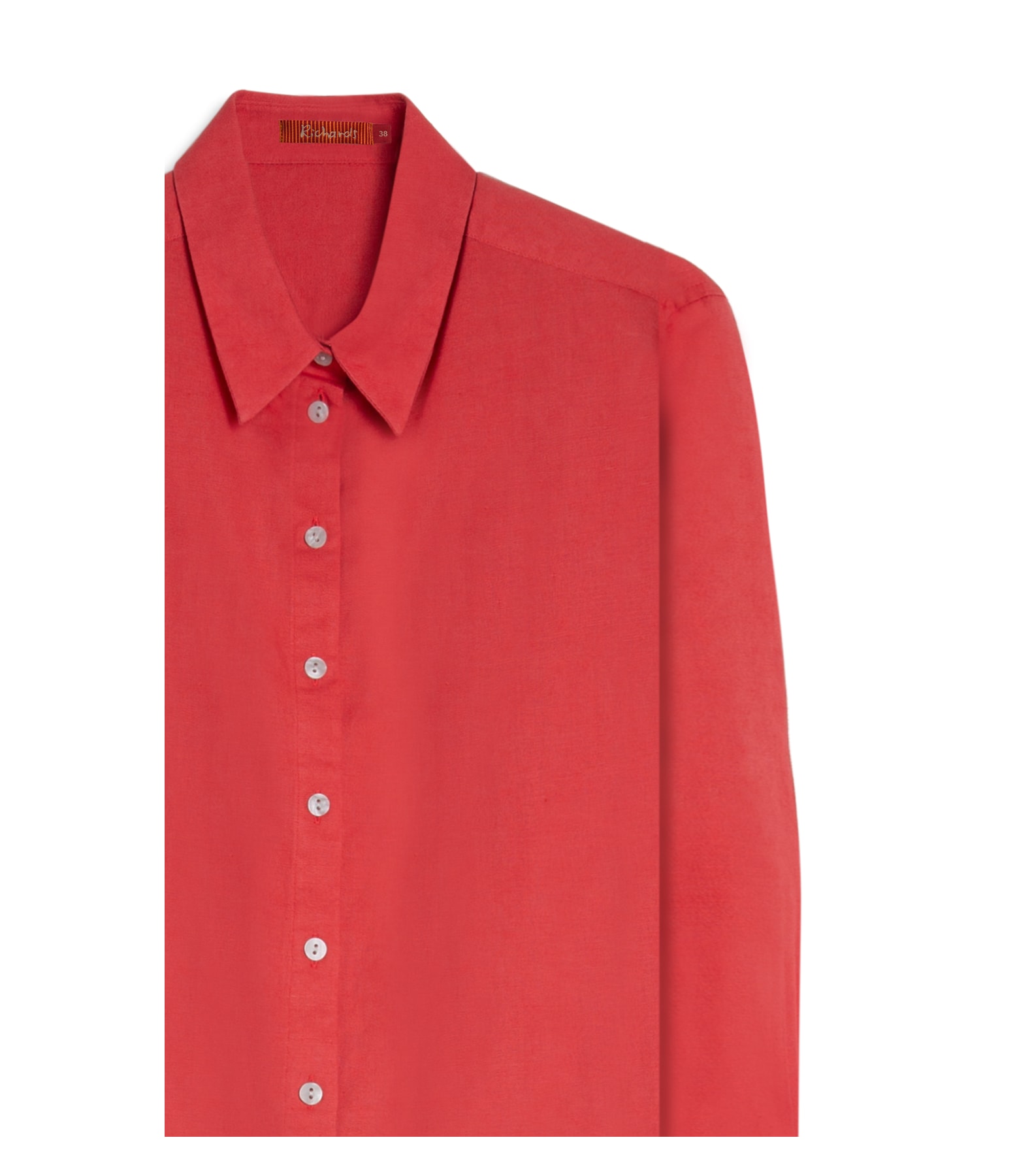 Camisa Linho  Piva  Feminino Rosa Velho