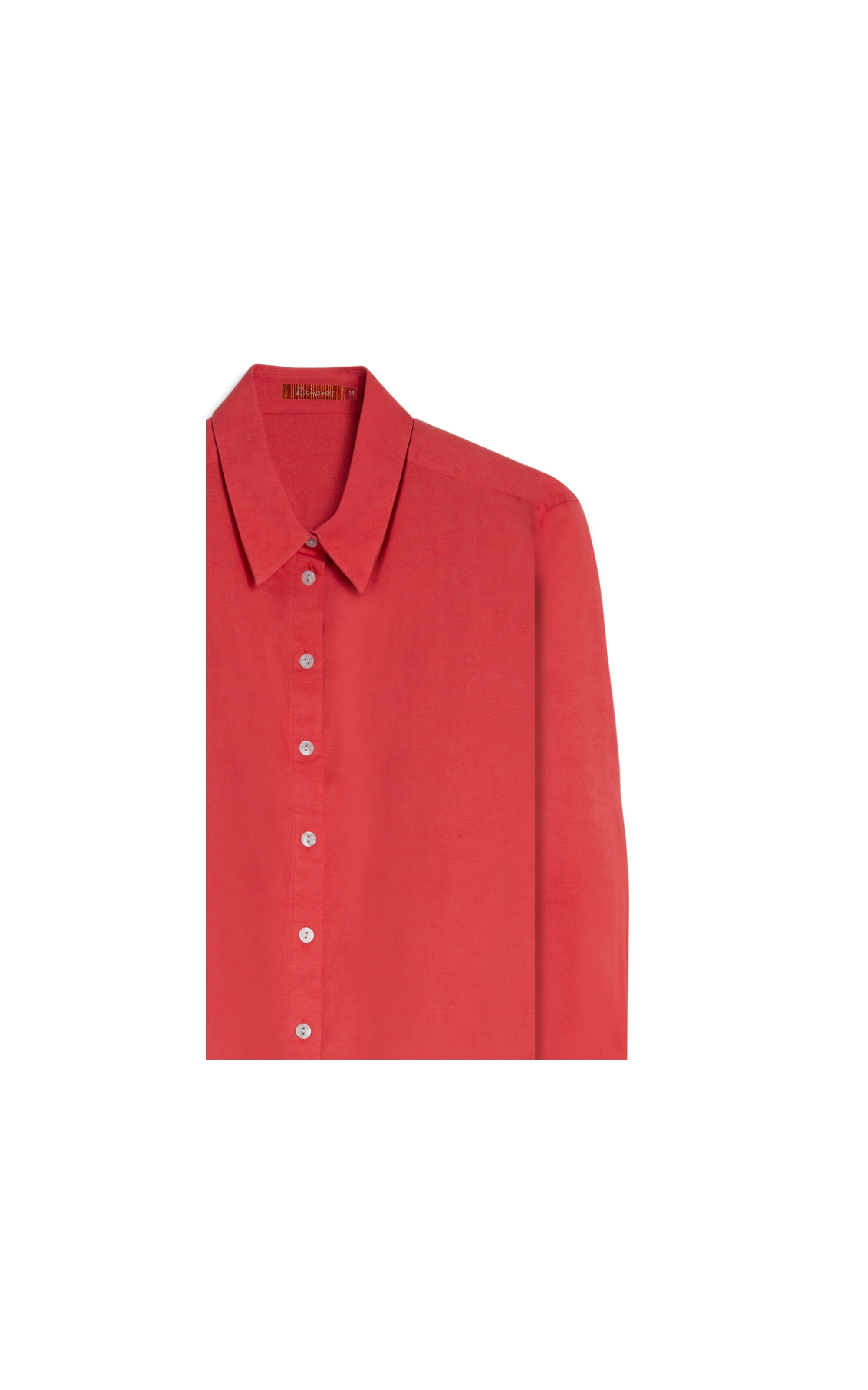 Camisa Linho  Piva  Feminino Rosa Velho