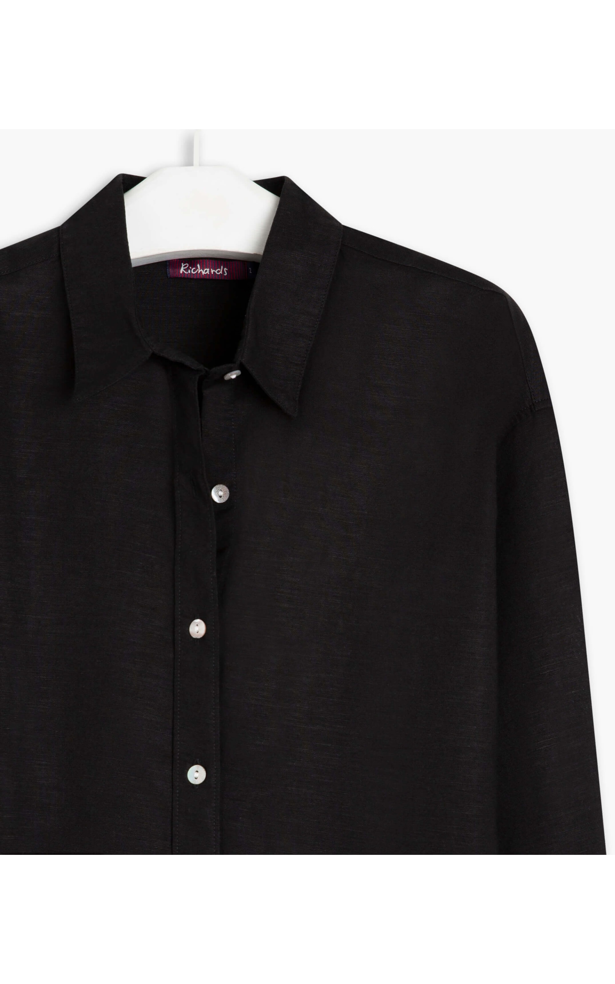 Camisa Linho  Piva Preto