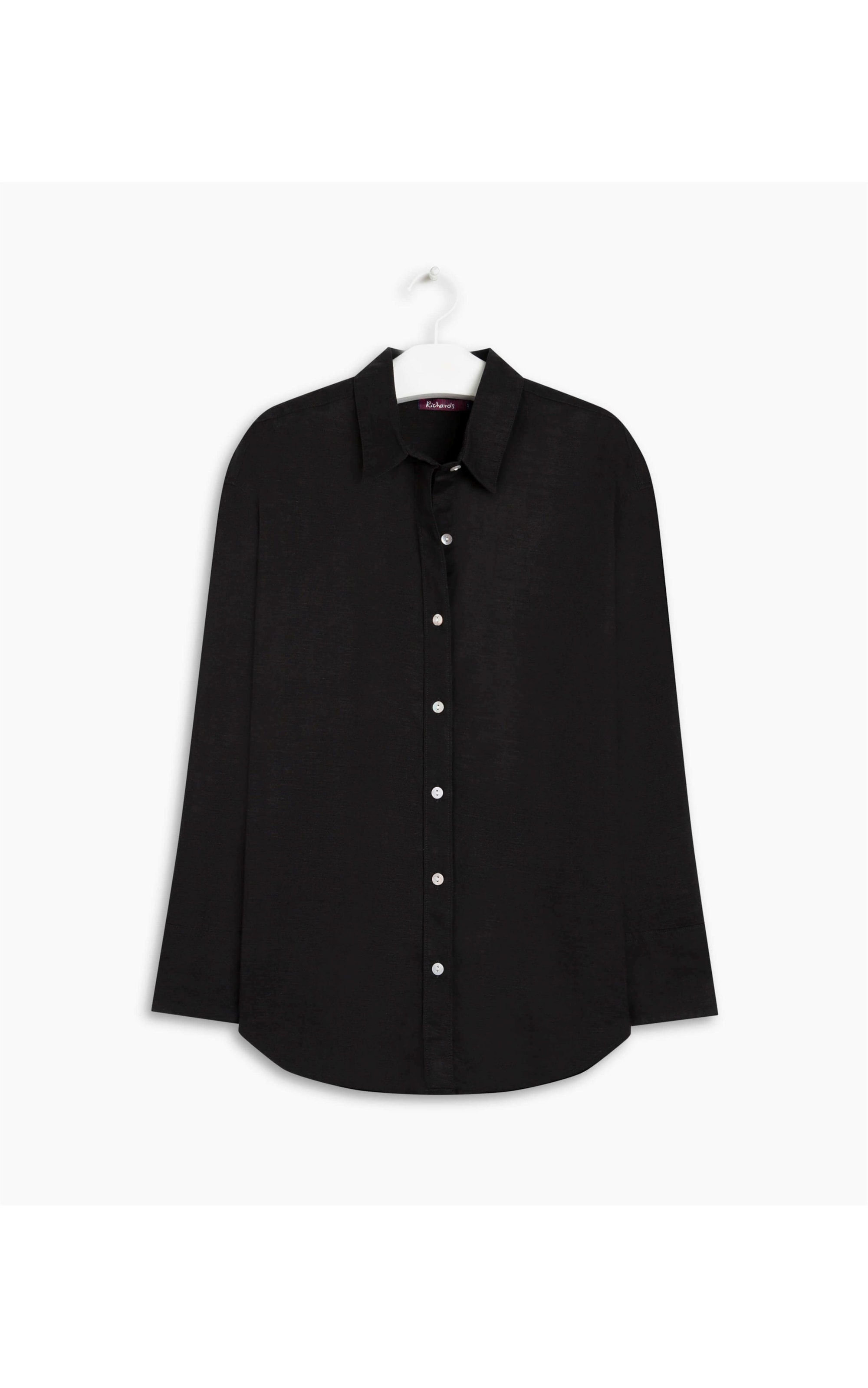Camisa Linho  Piva Preto
