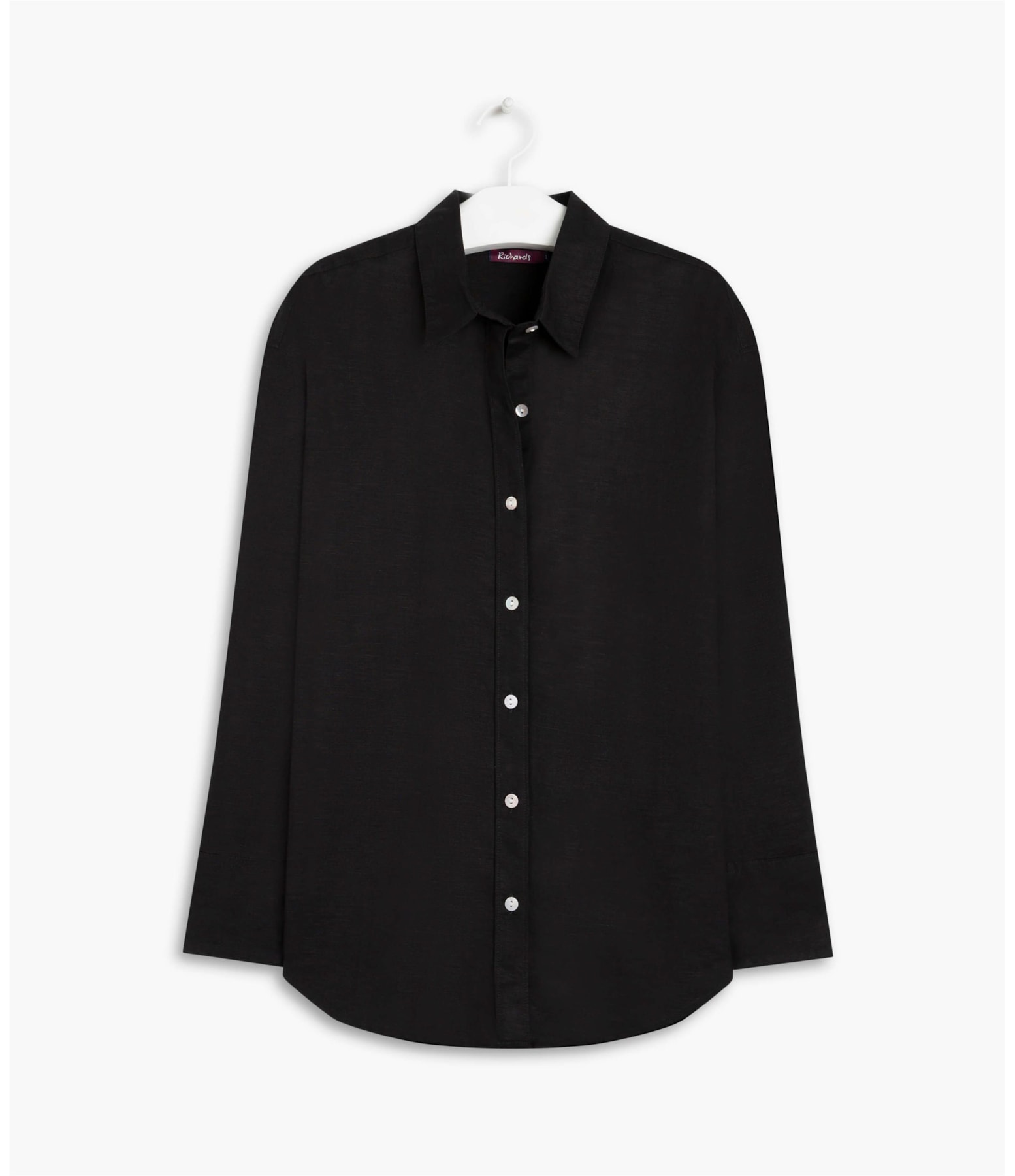 Camisa Linho  Piva Preto