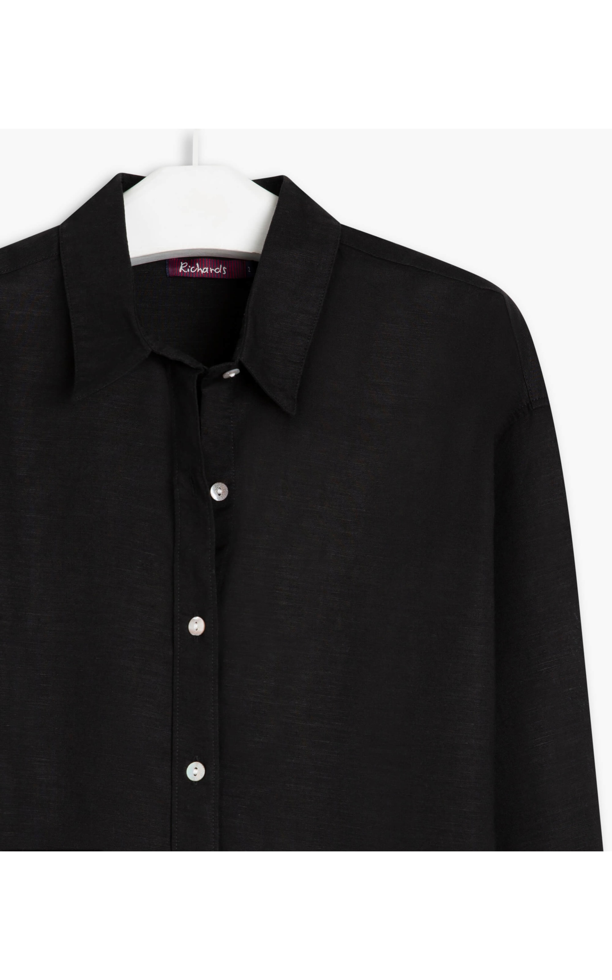 Camisa Linho  Piva Preto