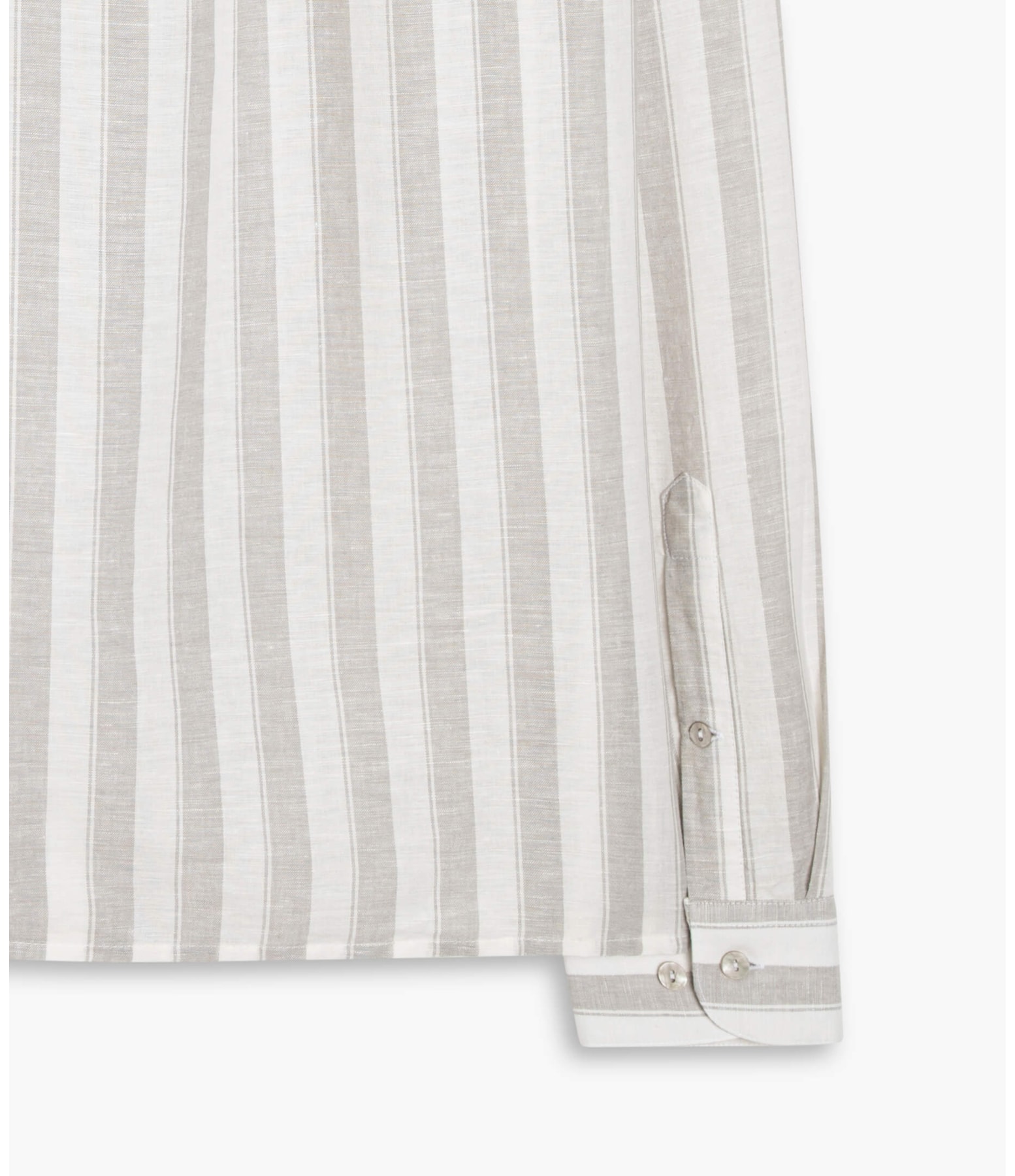 Camisa Linho  Puka Puka Cinza Claro