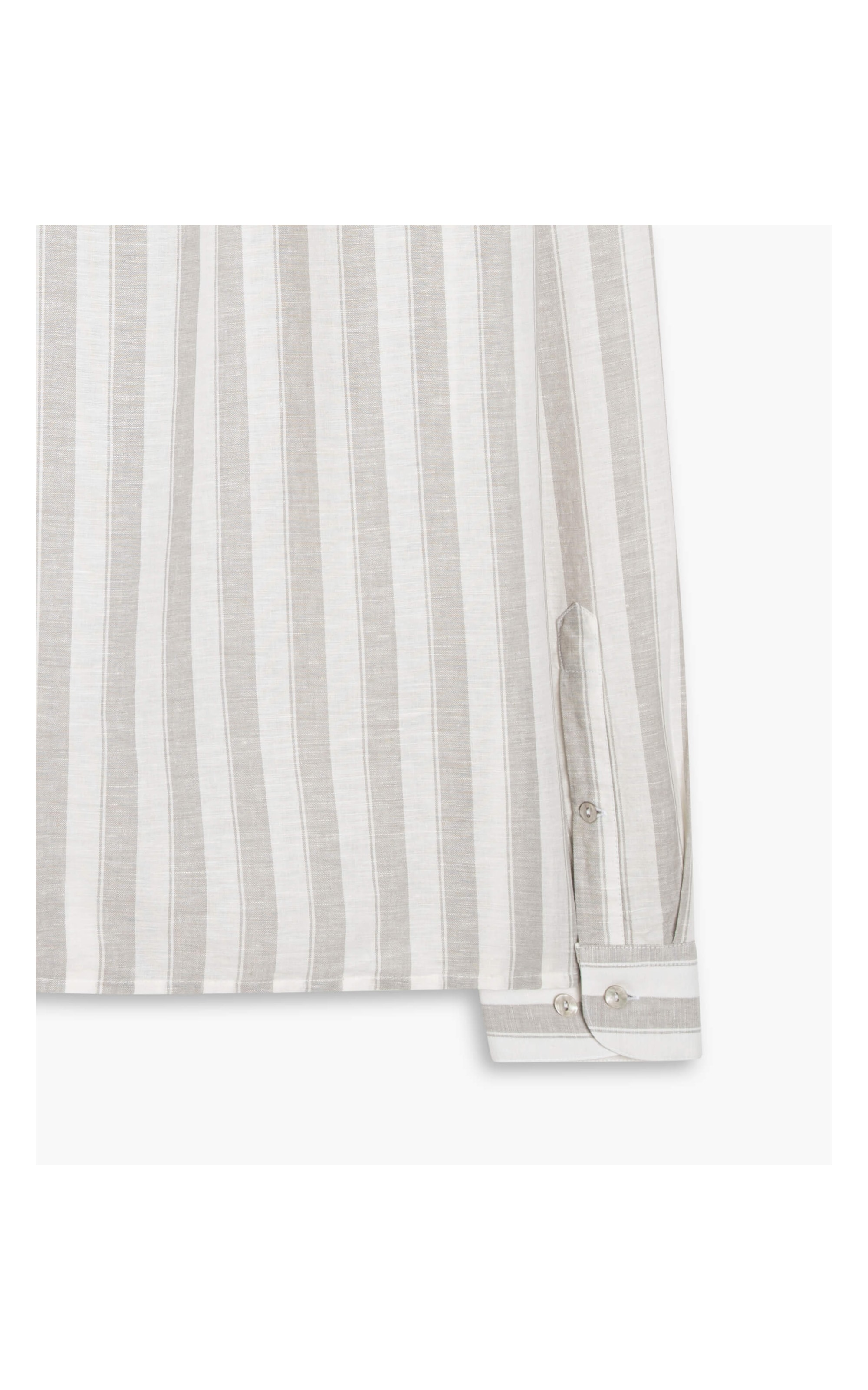 Camisa Linho  Puka Puka Cinza Claro
