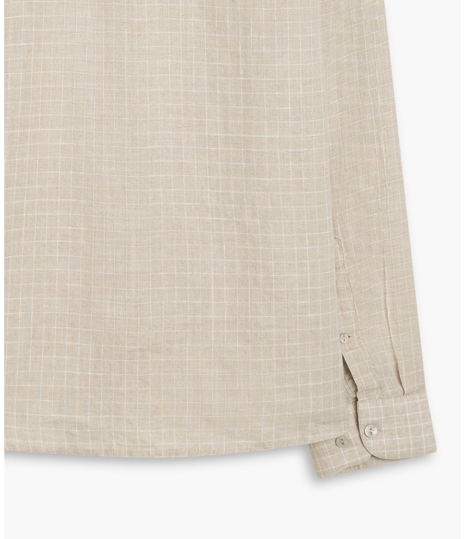 Camisa Linho  Puro  Caetano Bege