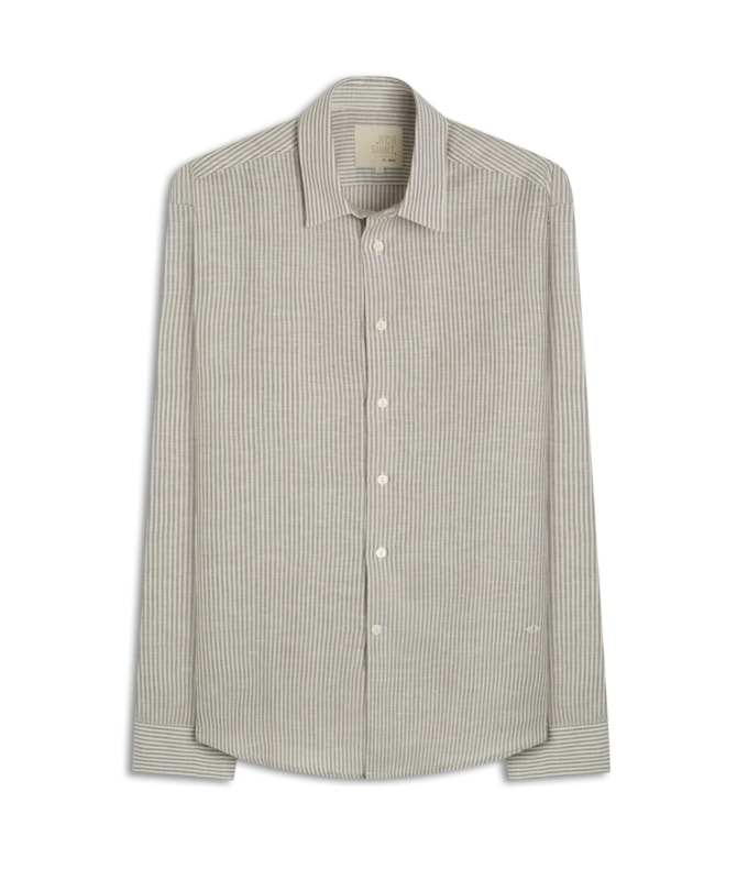 Camisa Linho  Raul Tabaco