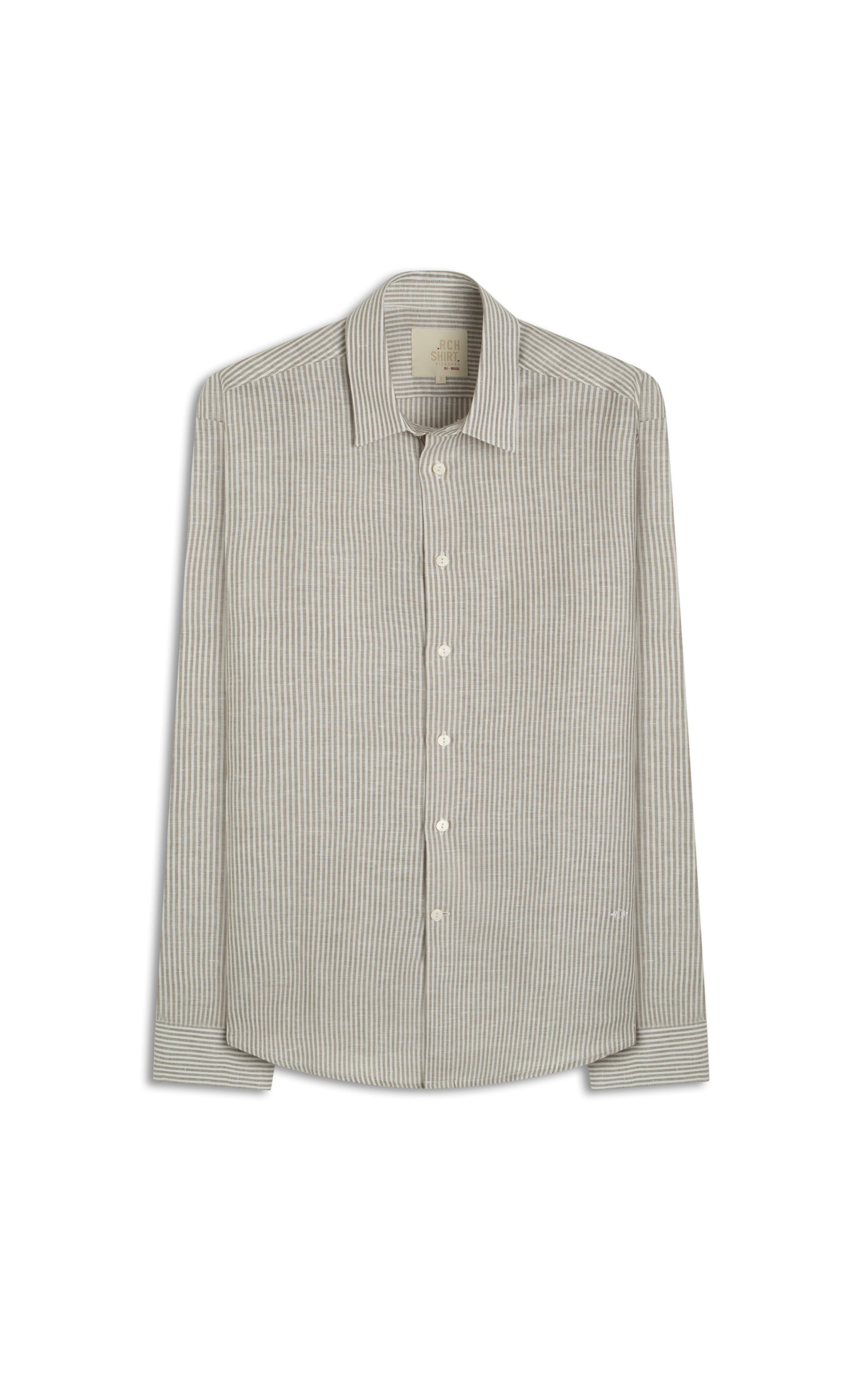 Camisa Linho  Raul Tabaco