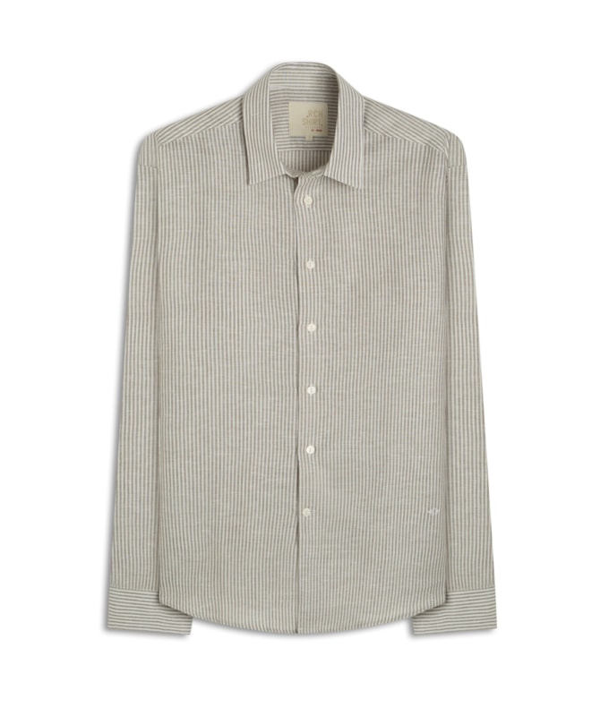 Camisa Linho  Raul Tabaco