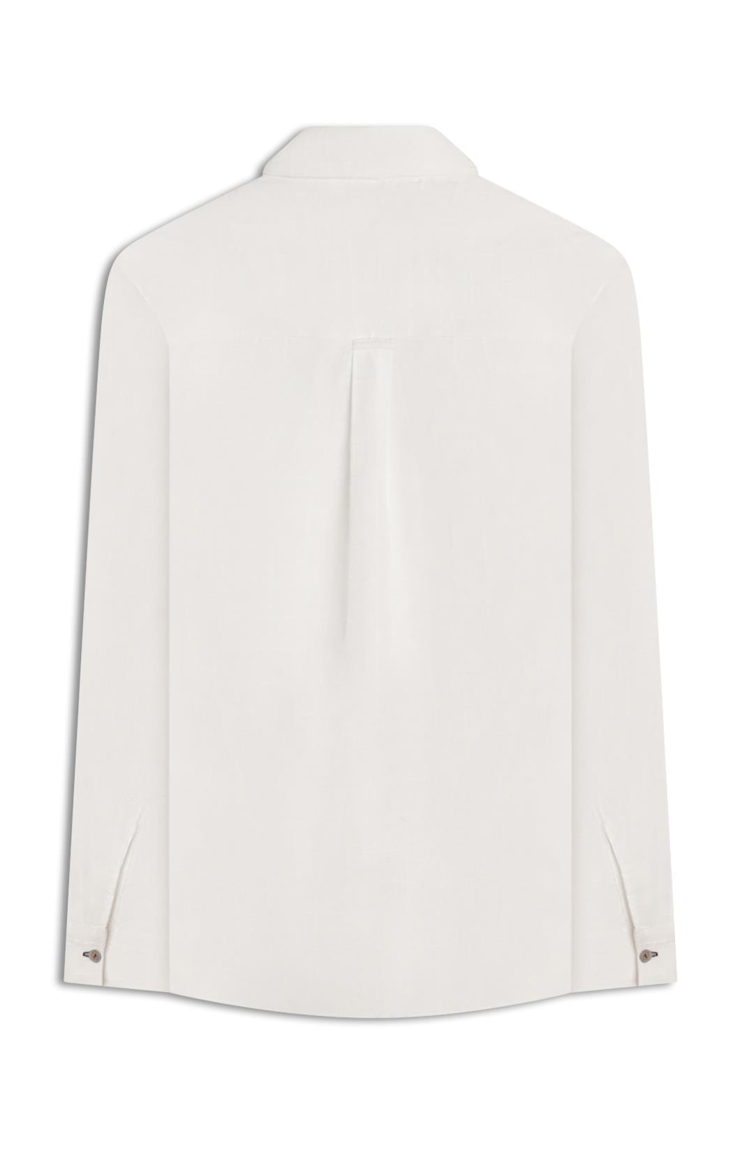 Camisa Linho Telin Uni Mc Branco