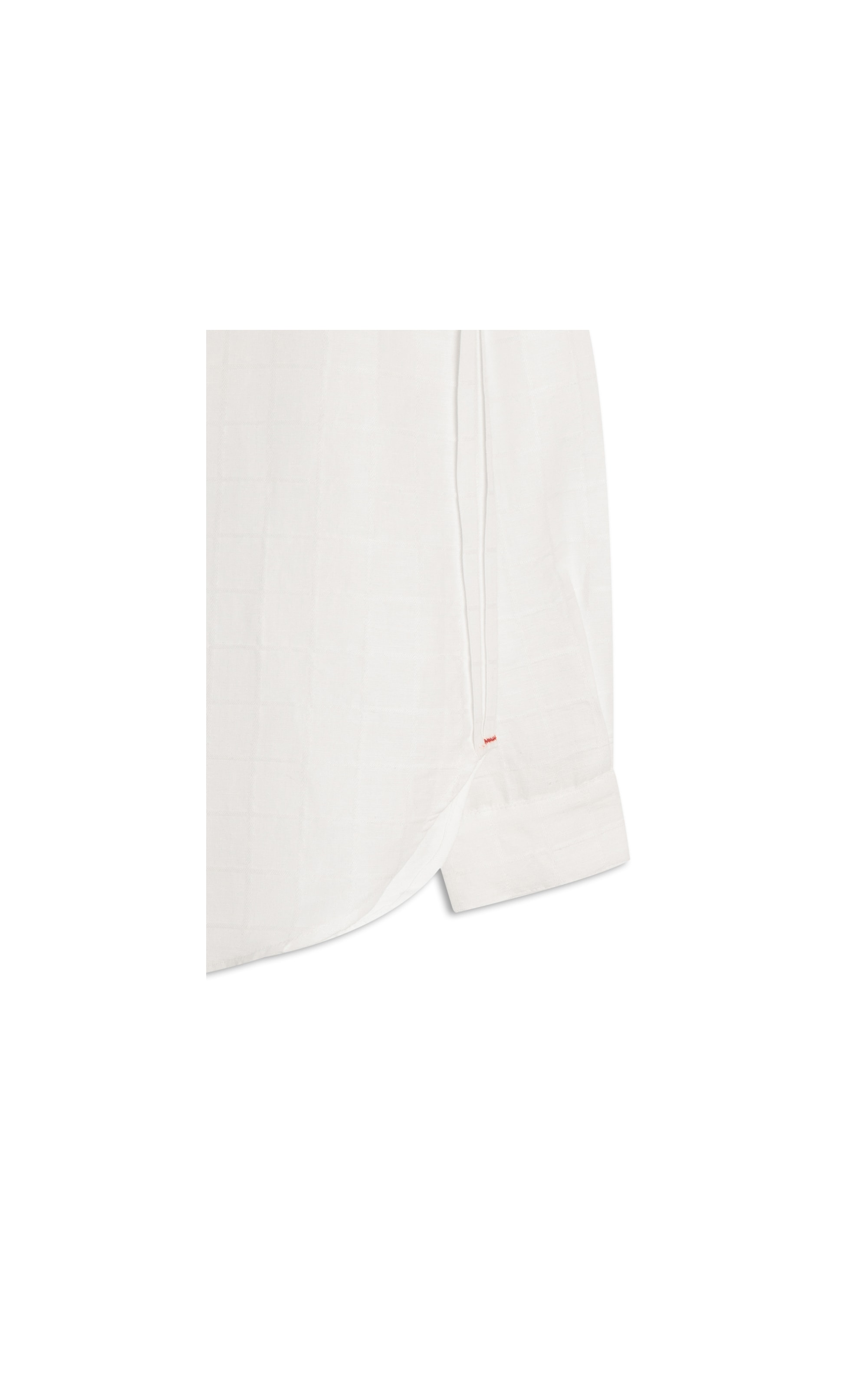  Camisa Linho  Regi  Checks Branco
