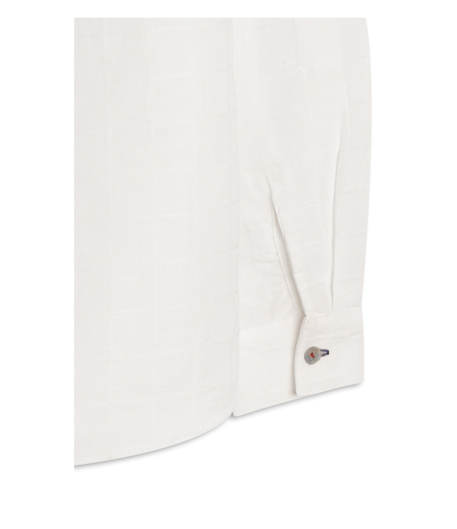  Camisa Linho  Regi  Checks Branco