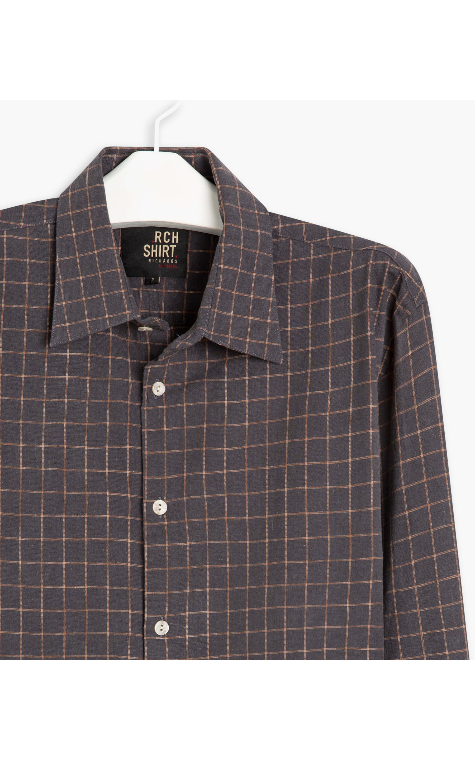 Camisa Linho  Renan Chumbo Mescla