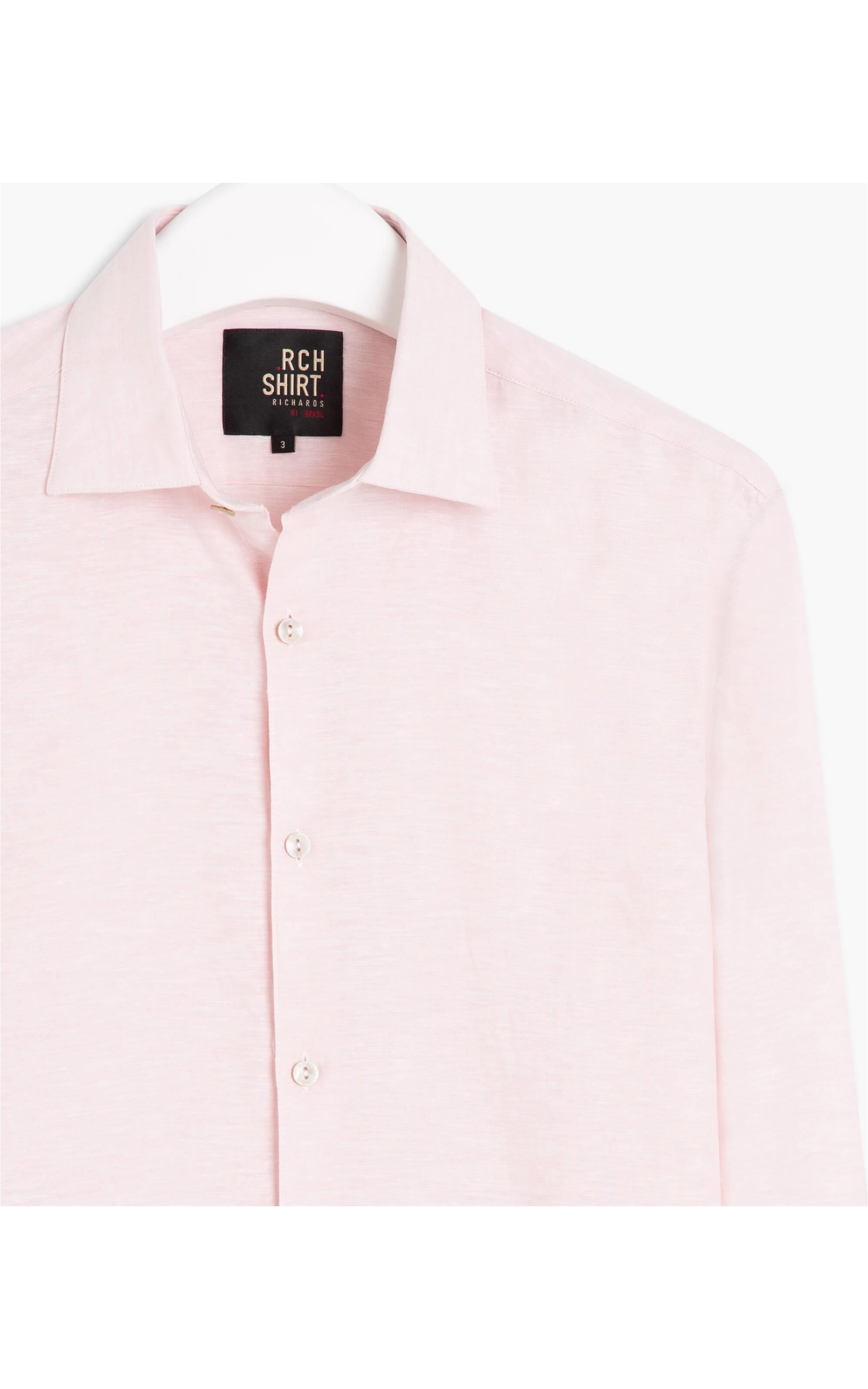 Camisa Linho Rosa