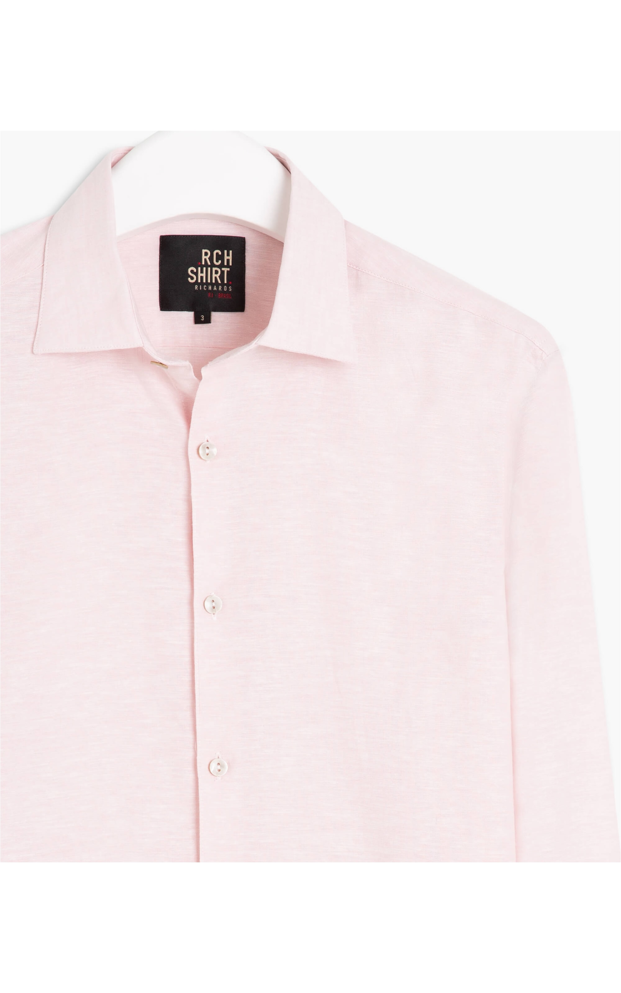 Camisa Linho Rosa