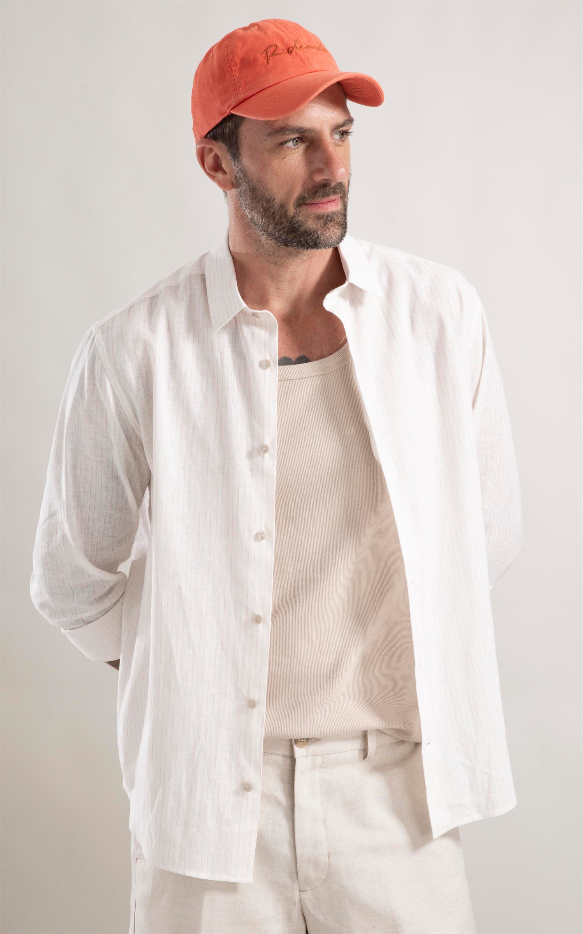 Camisa Linho Rosa