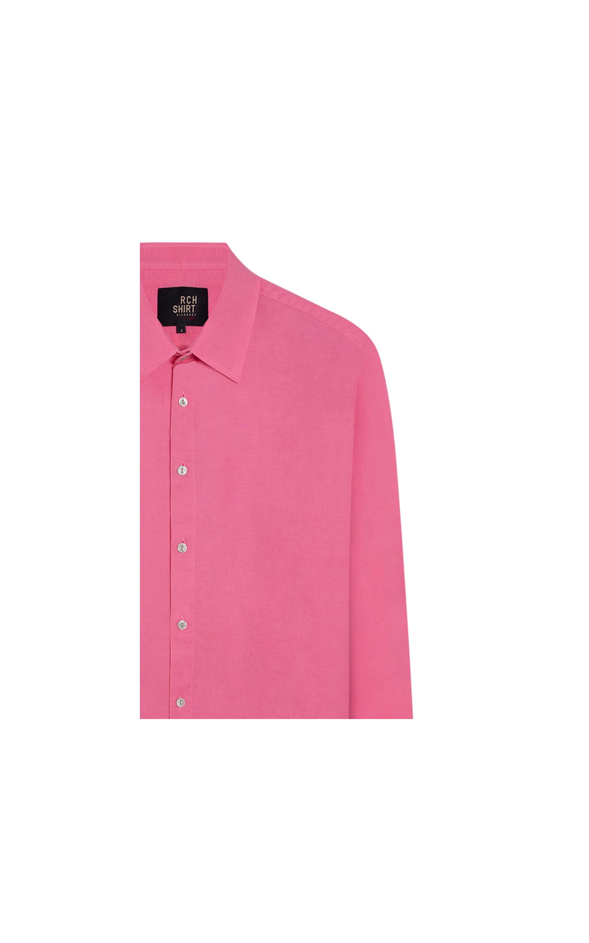 Camisa Linho Rosa Gum