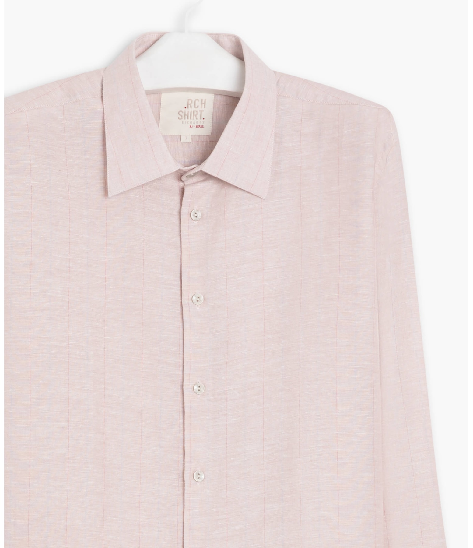 Camisa Linho  Rose Types Rosa Dirty