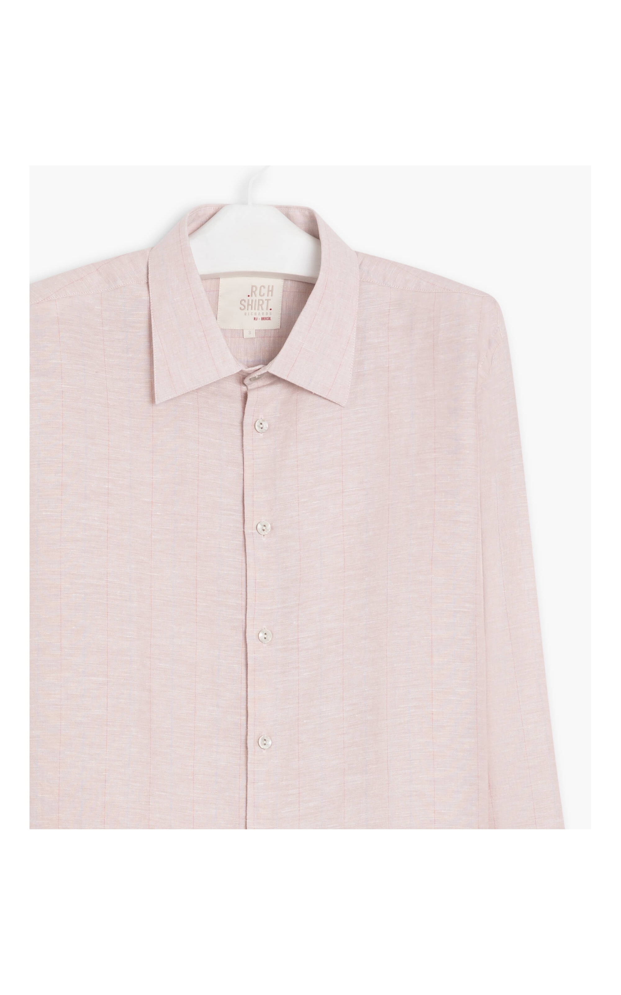 Camisa Linho  Rose Types Rosa Dirty