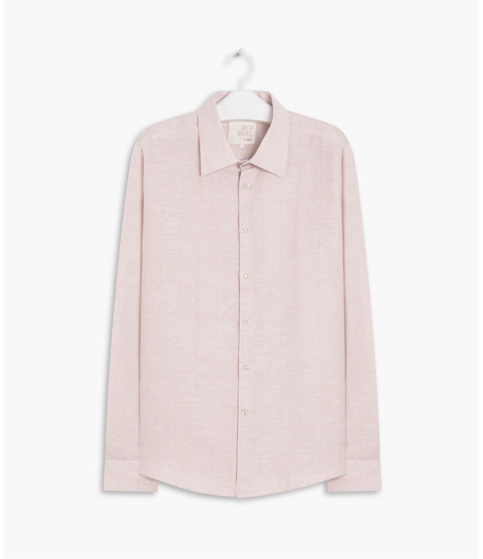 Camisa Linho  Rose Types Rosa Dirty