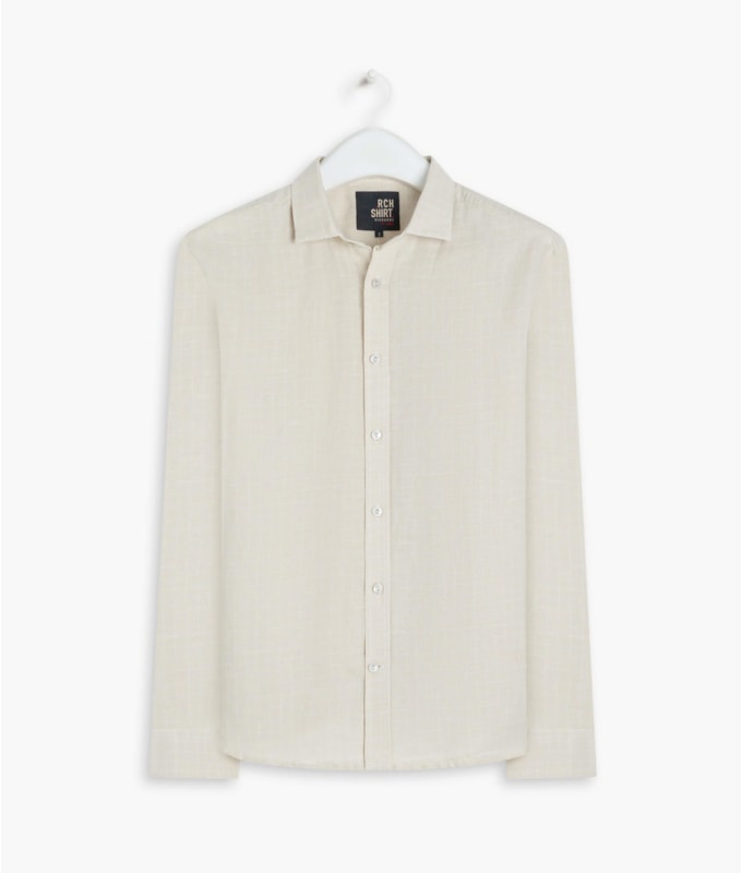 Camisa Linho  Rud Bege