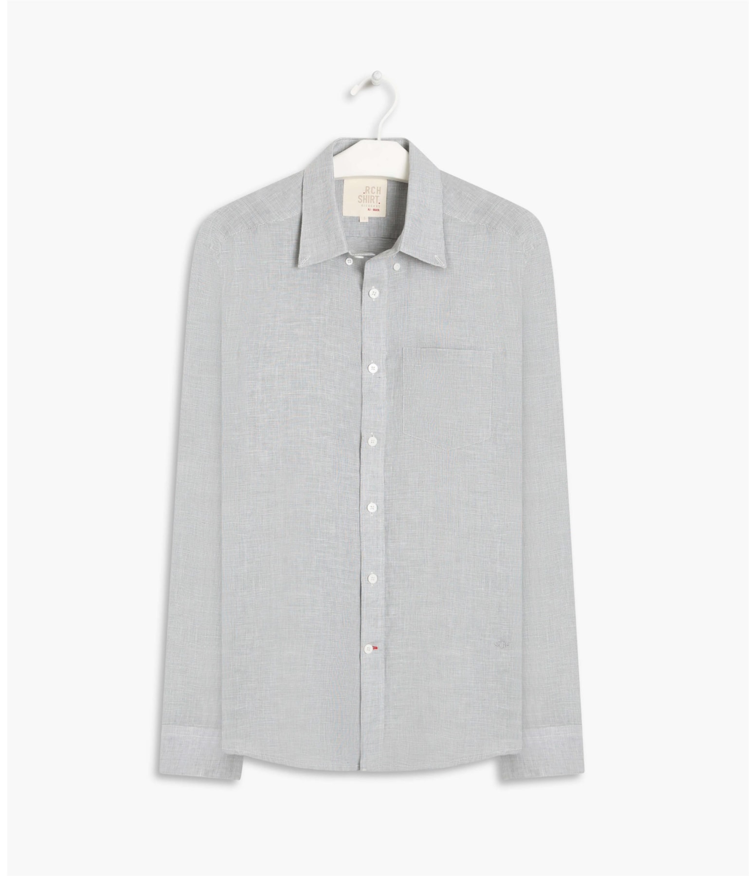 Camisa Linho  Ryan Cinza Claro