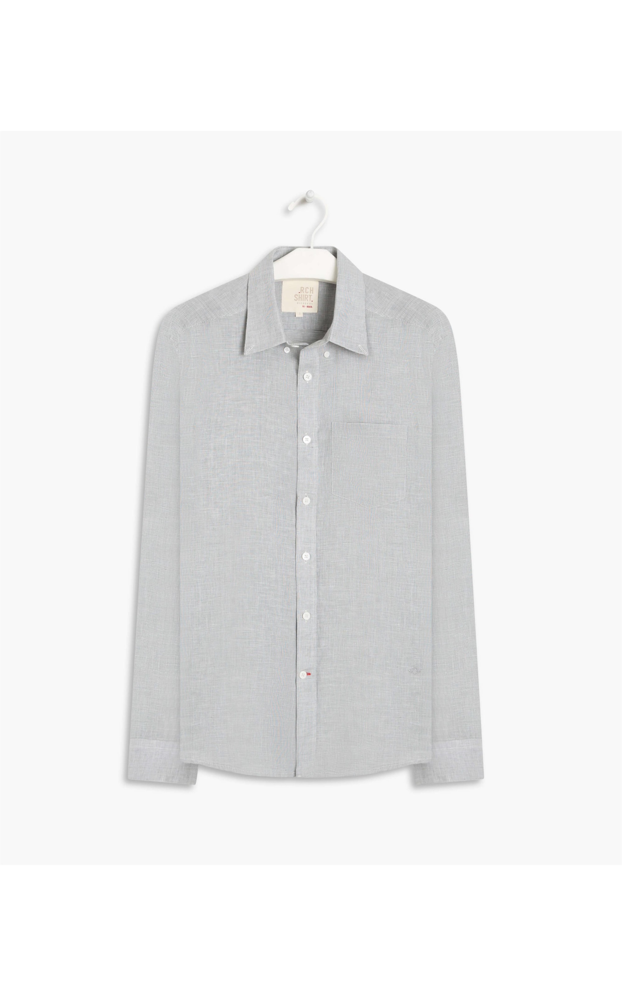 Camisa Linho  Ryan Cinza Claro