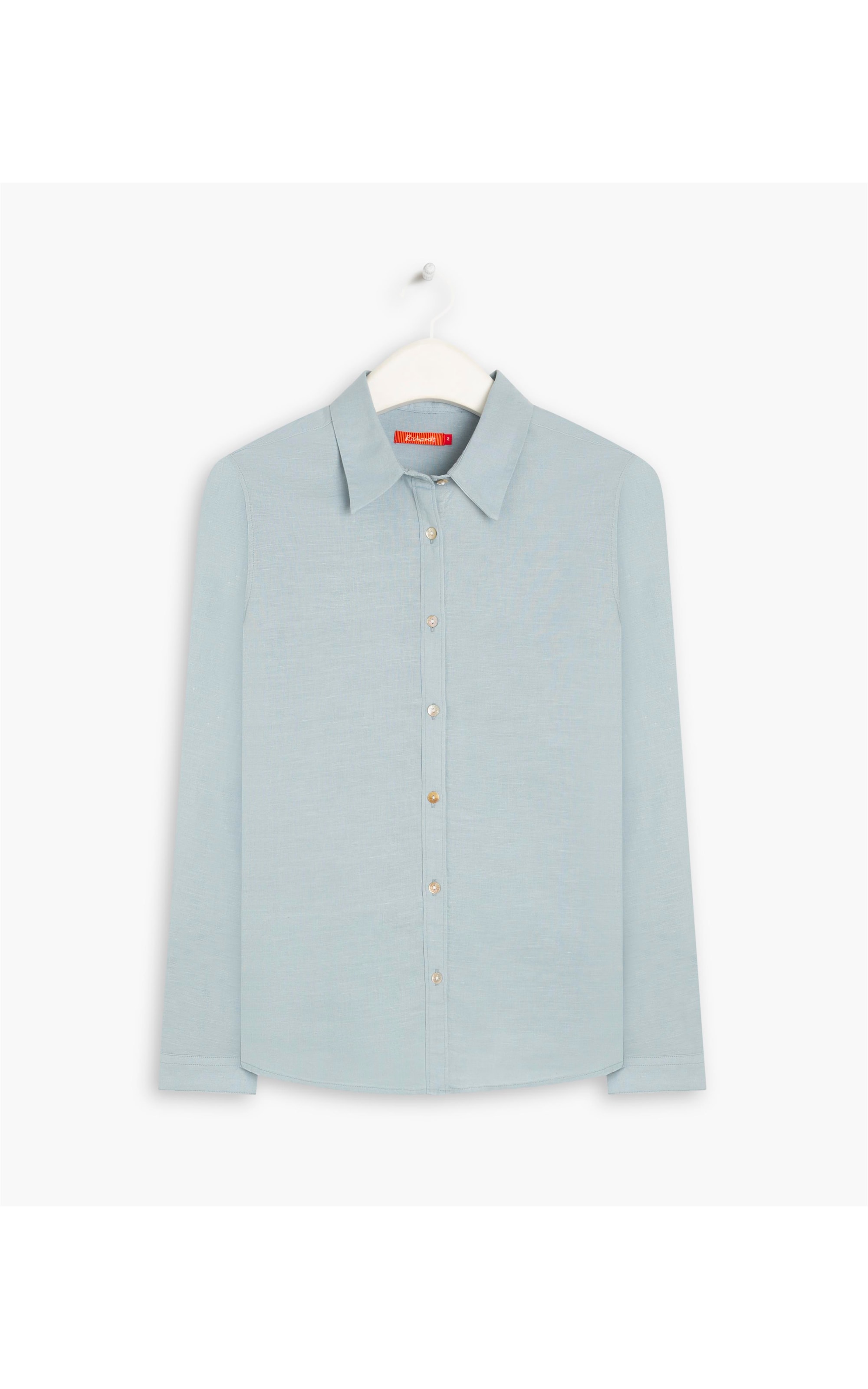 Camisa Linho  Sardenha Azul Claro