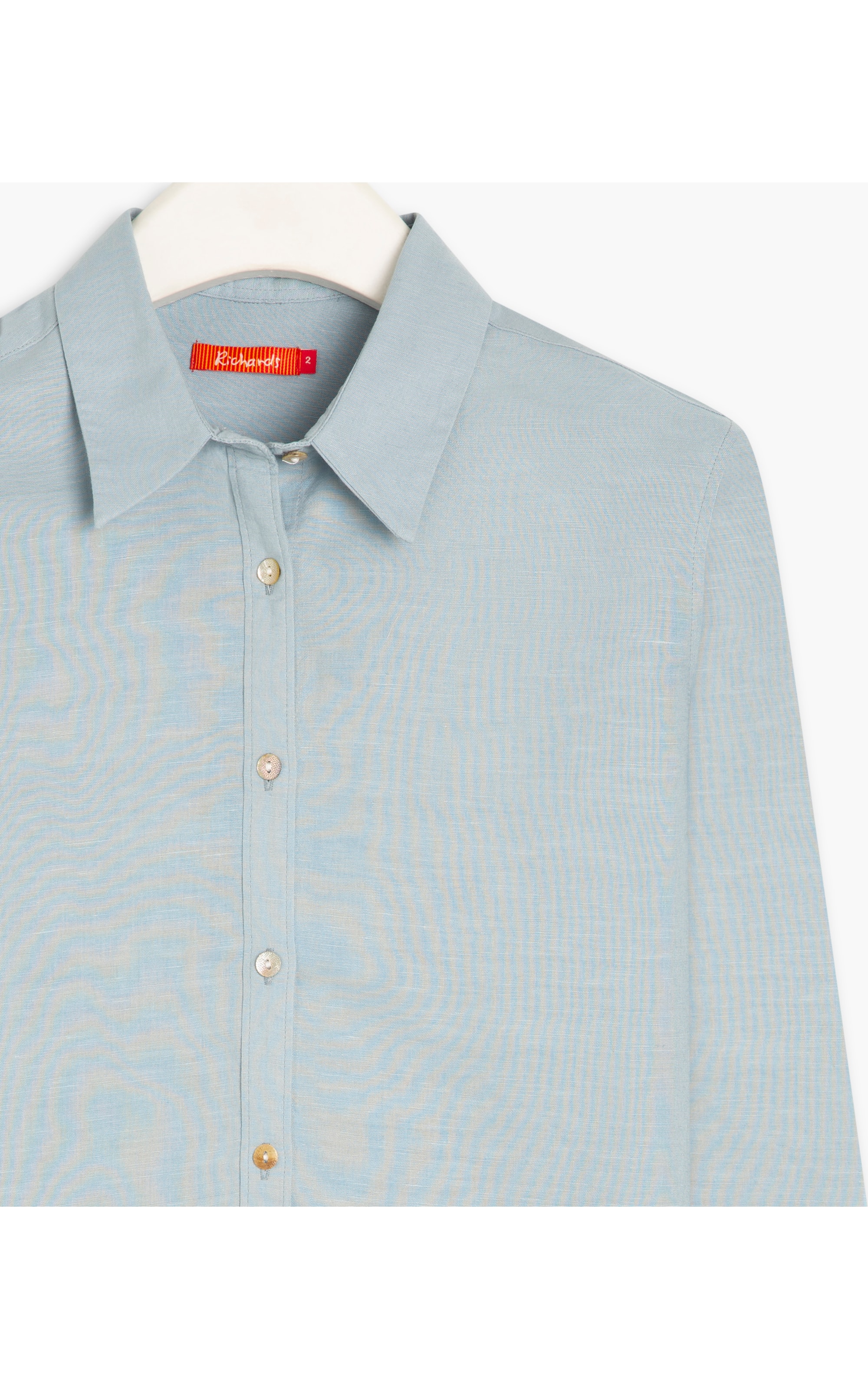 Camisa Linho  Sardenha Azul Claro