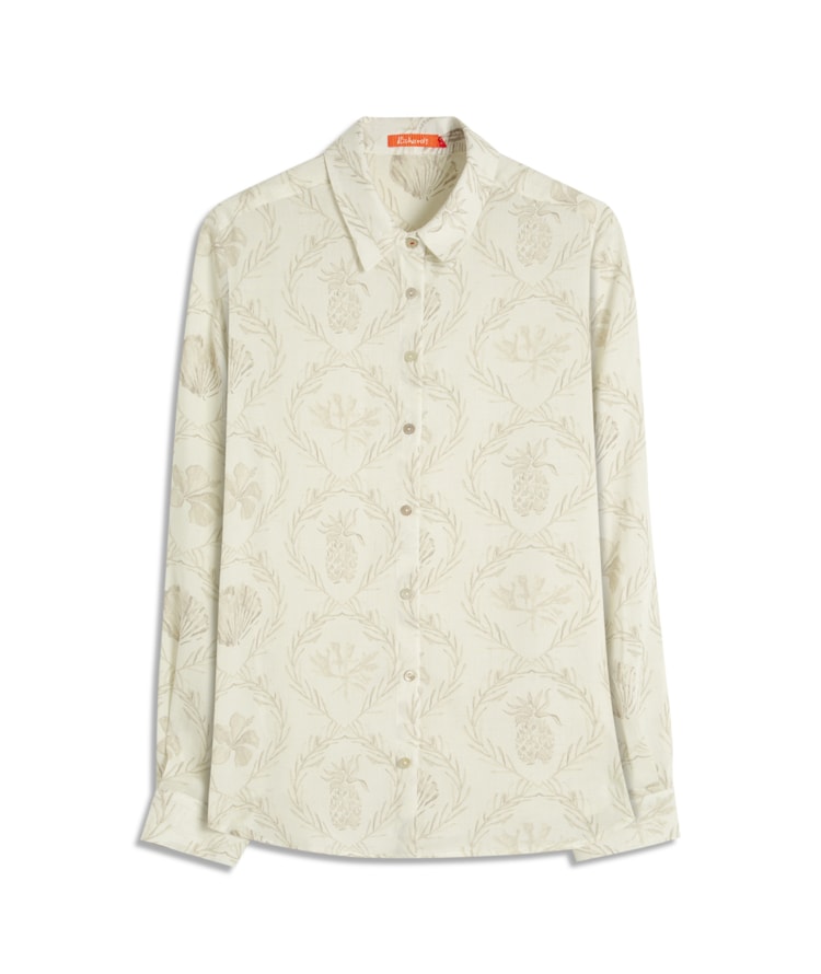 Camisa Linho  Sardenha Camafeu Sandy