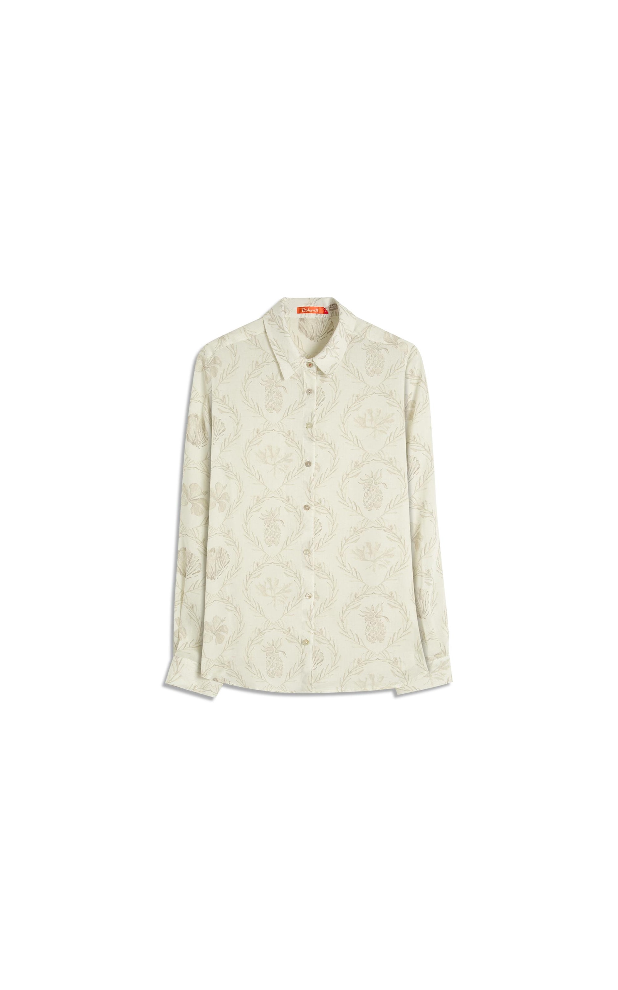 Camisa Linho  Sardenha Camafeu Sandy