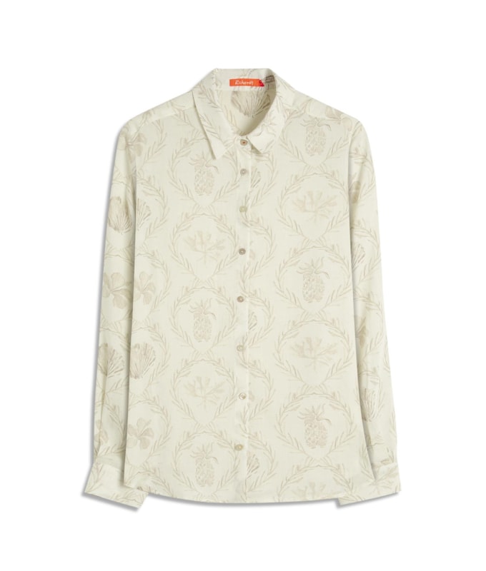Camisa Linho  Sardenha Camafeu Sandy