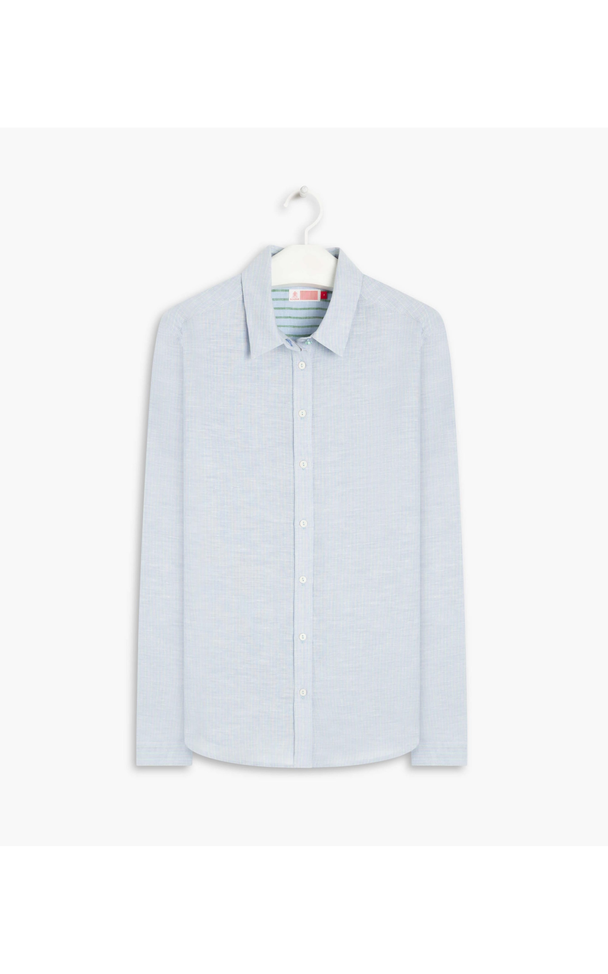 Camisa Linho  Sardenha Ft Oasis Verano Azul Claro