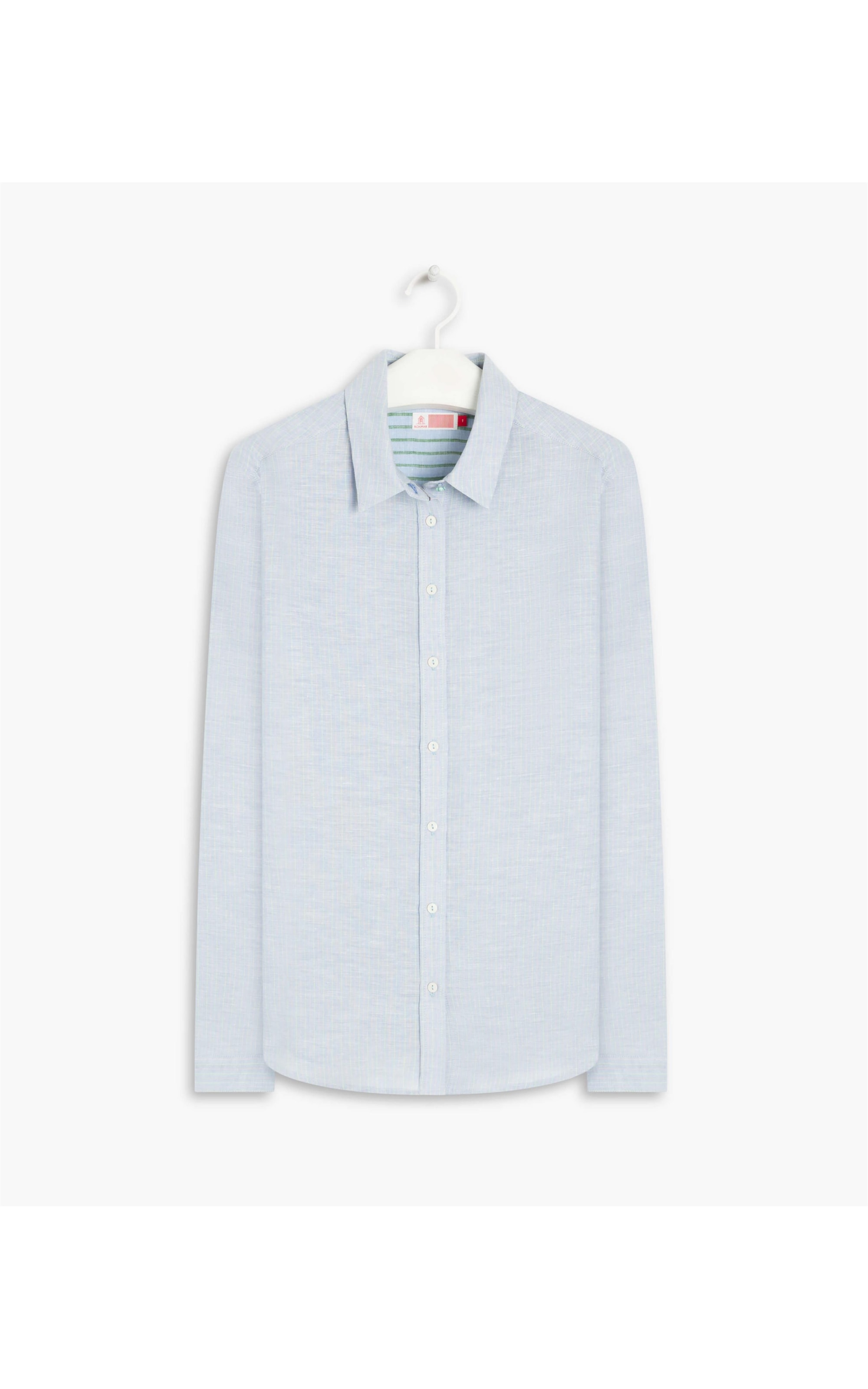 Camisa Linho  Sardenha Ft Oasis Verano Azul Claro