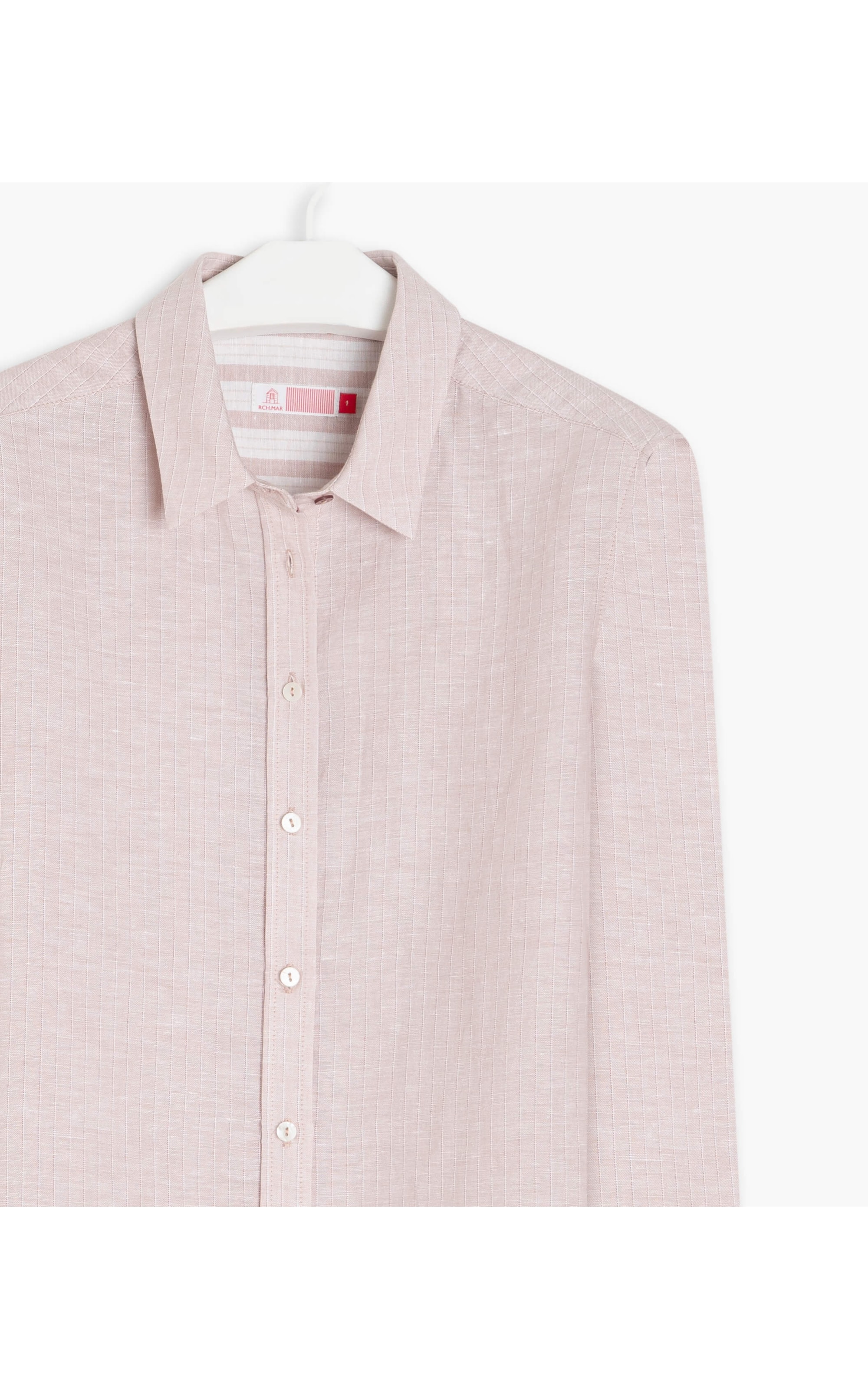 Camisa Linho  Sardenha  Rose Verano Rosê