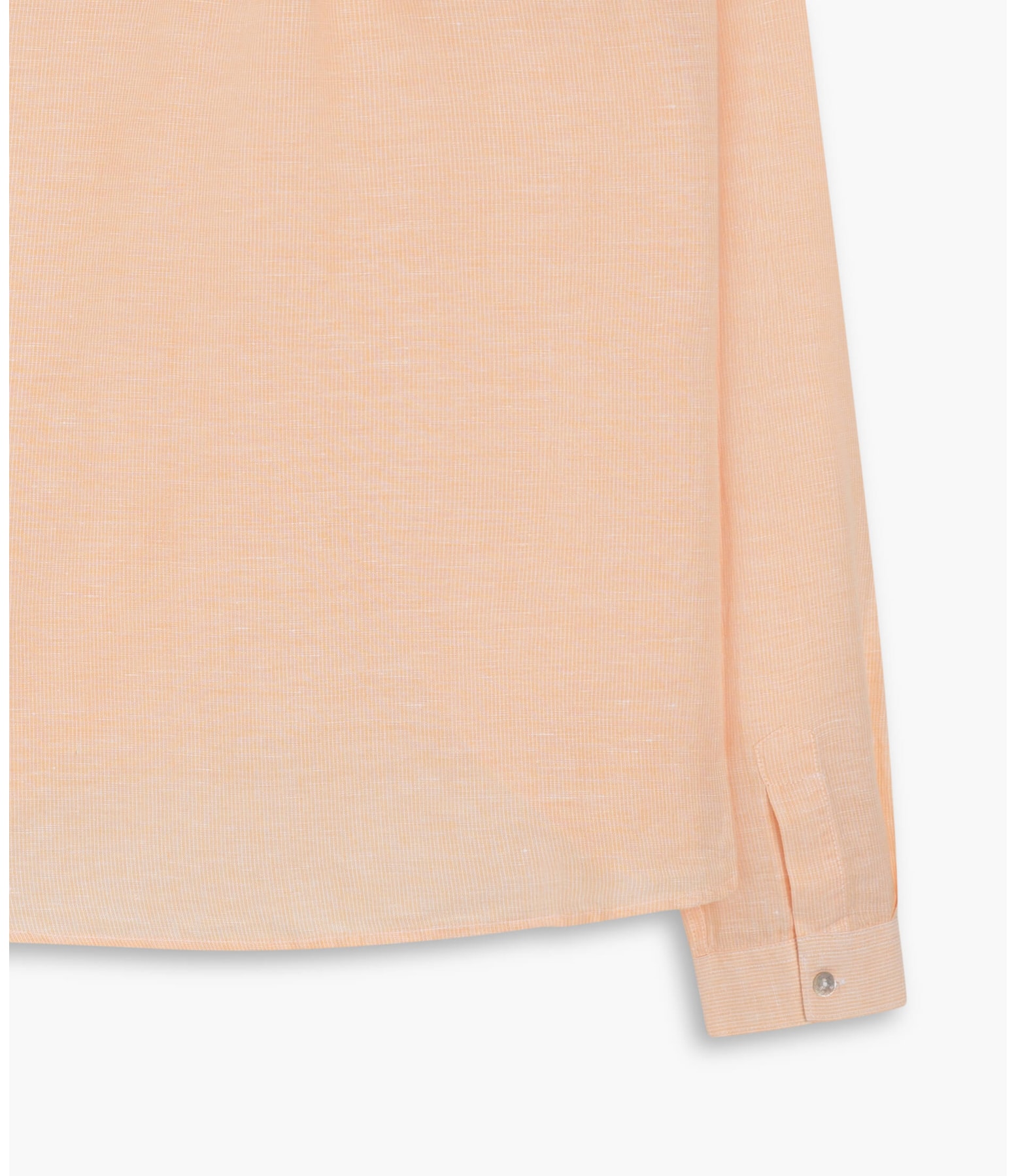 Camisa Linho  Sardenha Stripe Laranja