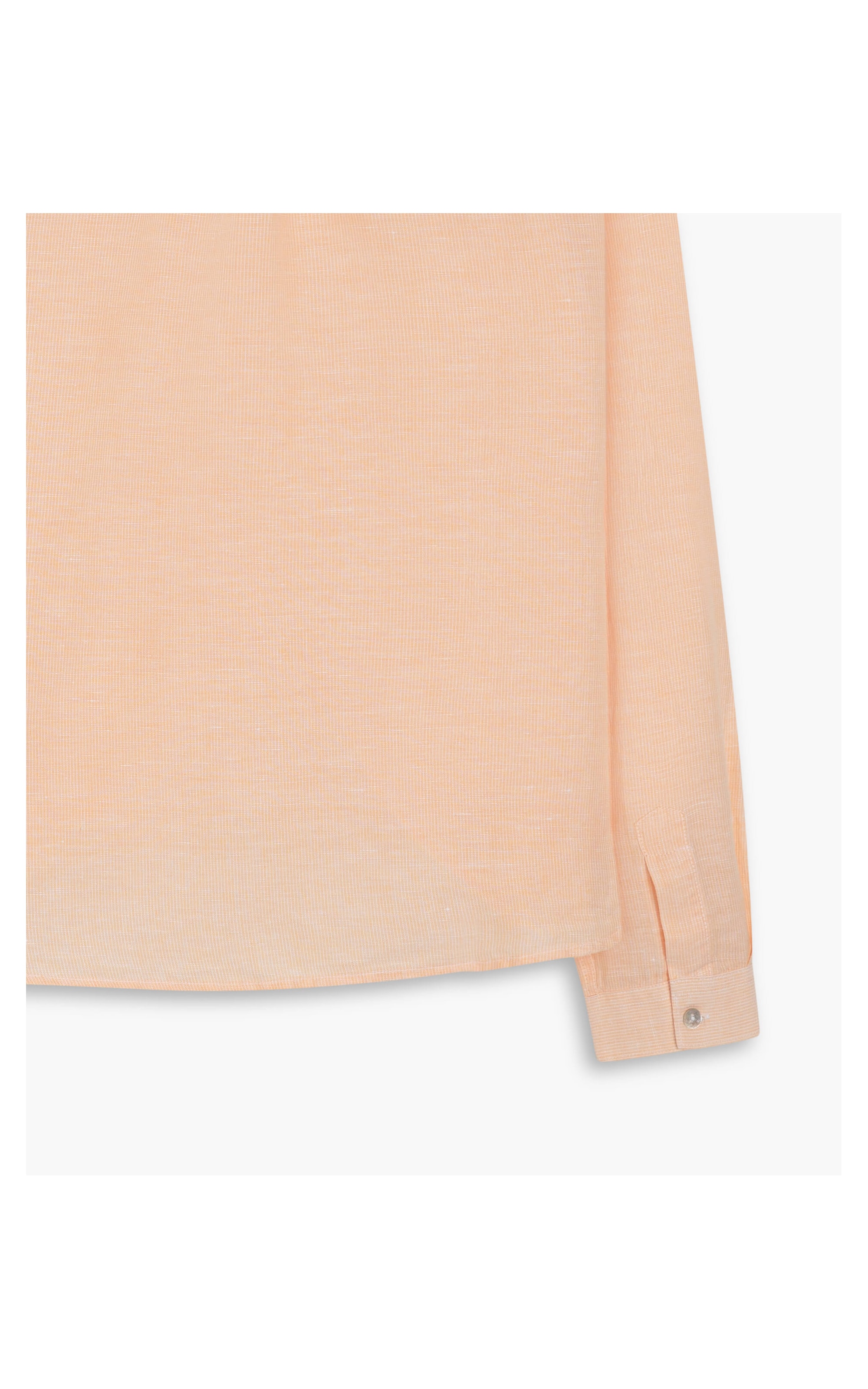Camisa Linho  Sardenha Stripe Laranja