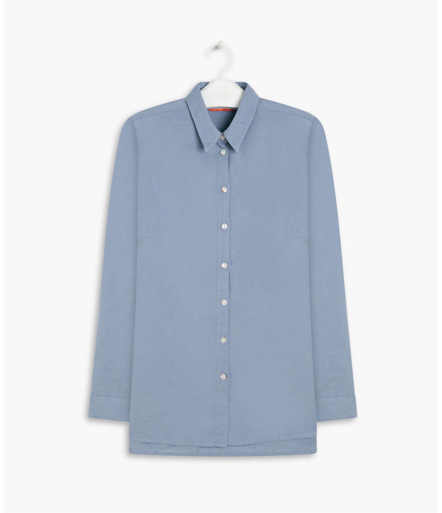 Camisa Linho  Selina Azul Bic