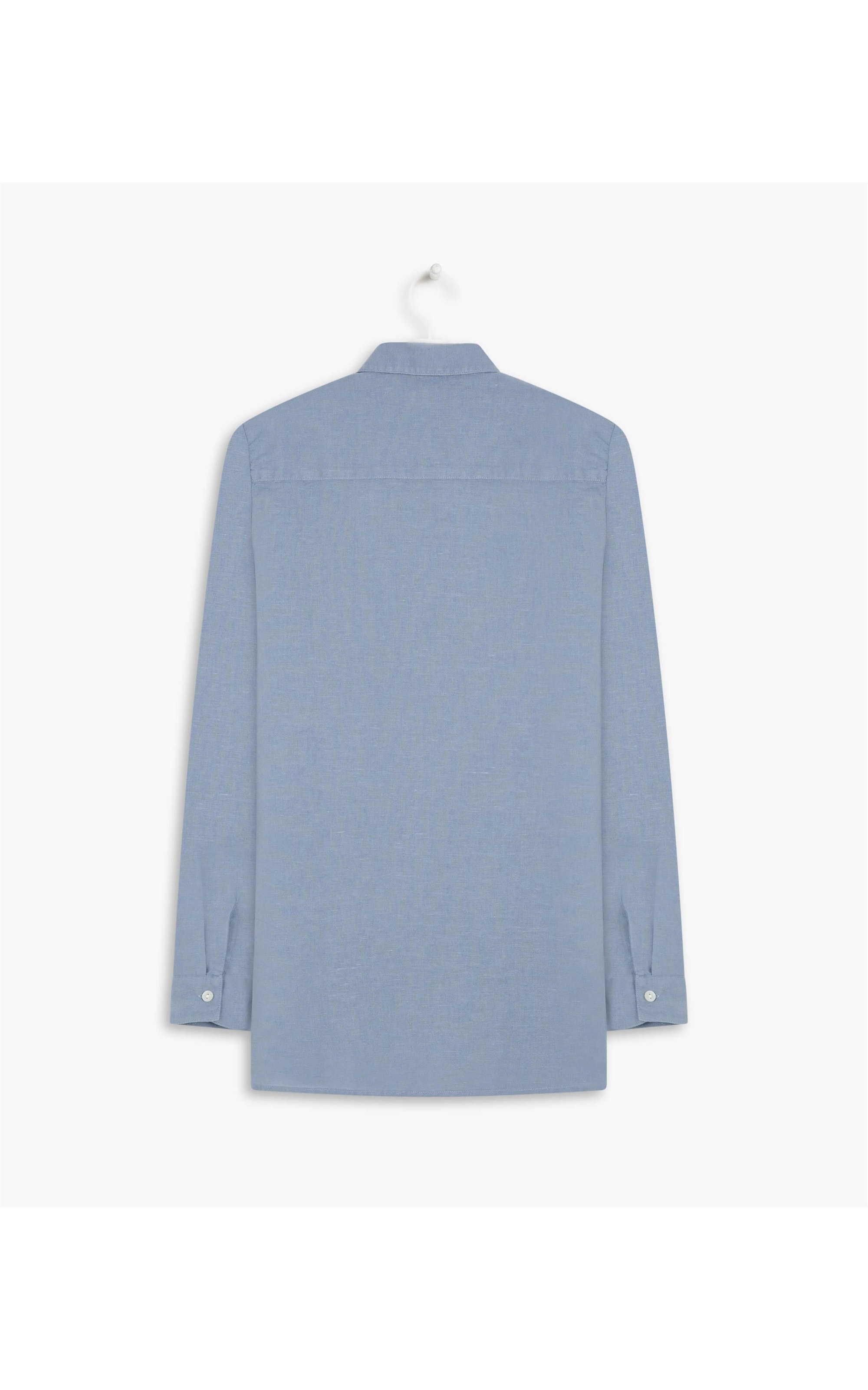 Camisa Linho  Selina Azul Bic